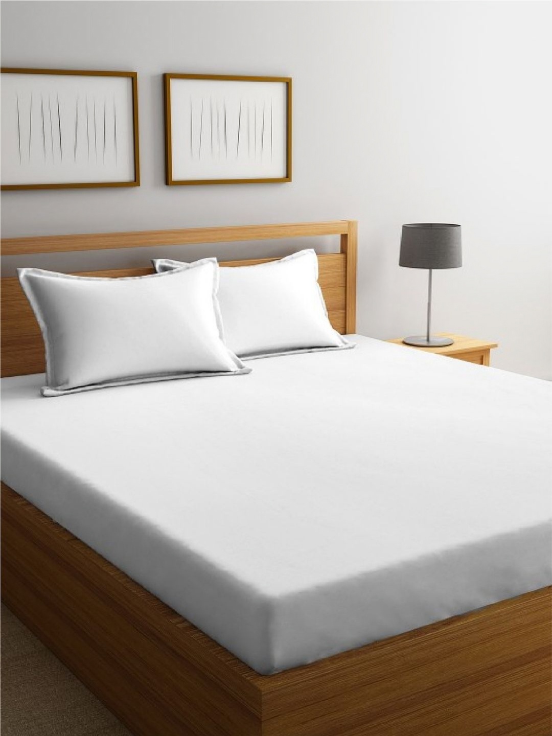 BOMBAY DYEING Beaucale White 164 TC 2 Pure Cotton Single Bedsheet With 2 Pillow Cover
BOMBAY DYEING Beaucale White 164 TC 2 Pure Cotton Single Bedsheet With 2 Pillow Cover
