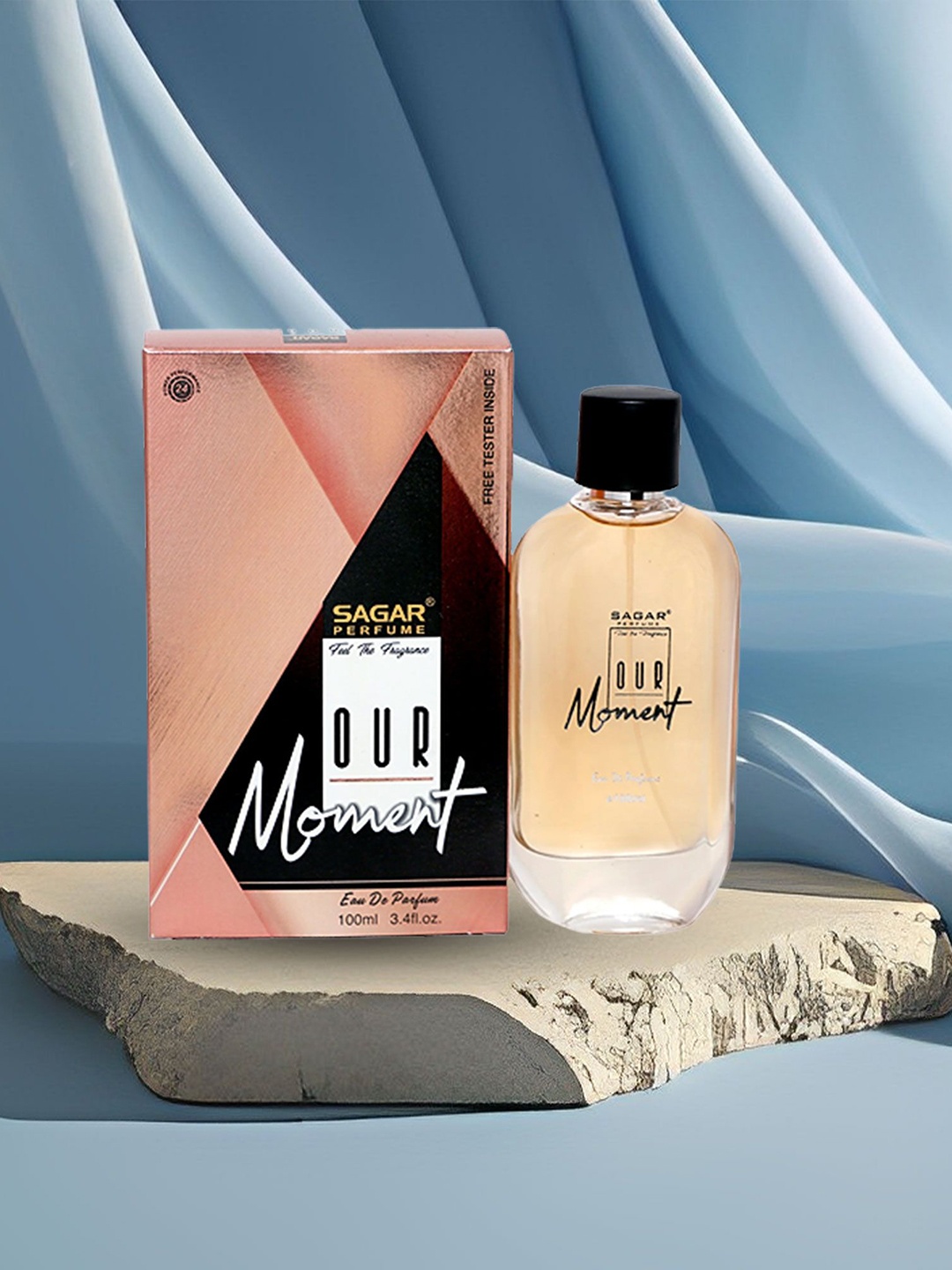 SAGAR PERFUMERY Our Moment Unique & Long Lasting Eau De Perfume -100ml, Peach
SAGAR PERFUMERY Our Moment Unique & Long Lasting Eau De Perfume -100ml, Peach