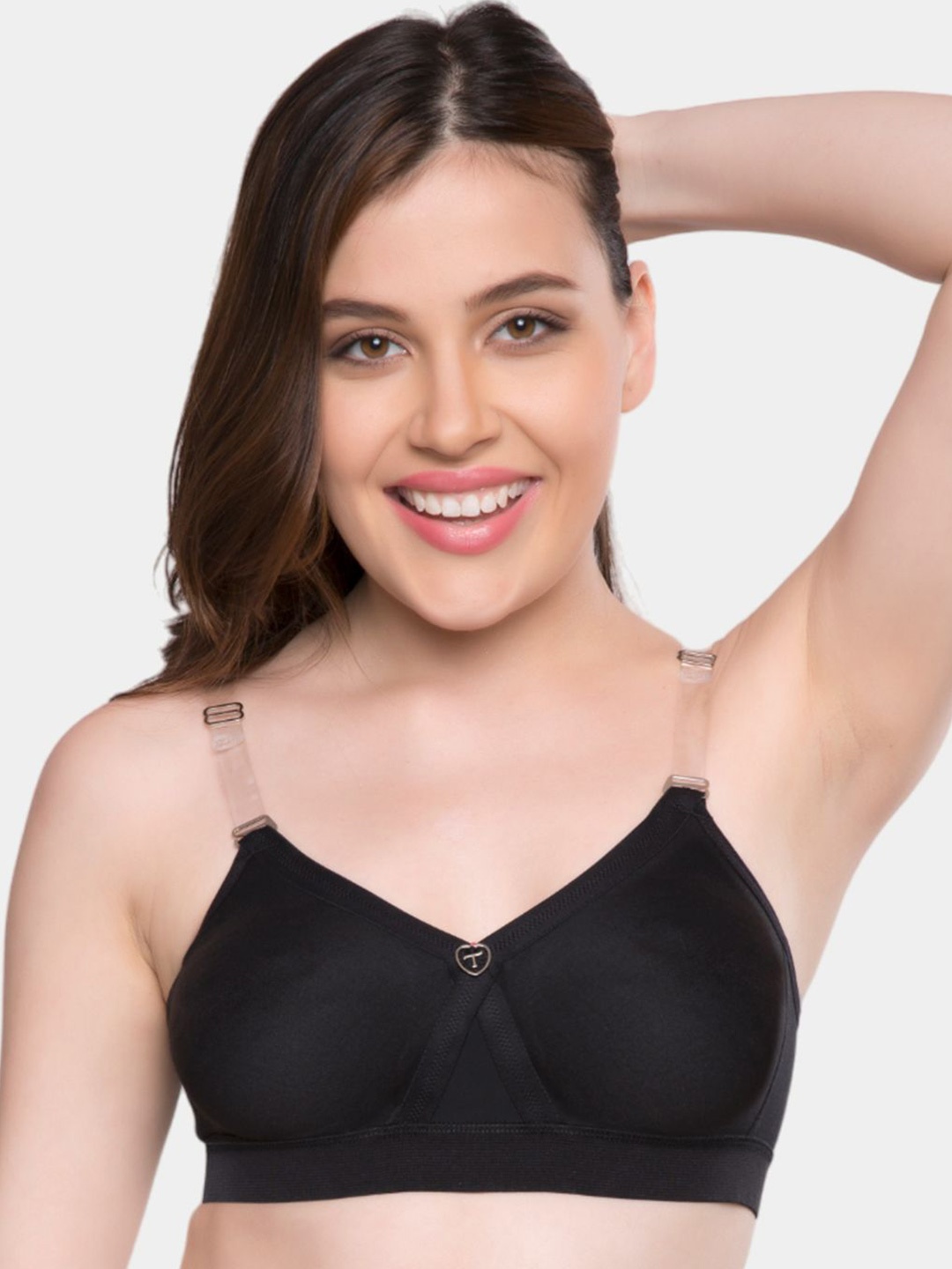 Trylo ALPA Strapless Hosiery Cotton Non-Padded Non-Wired Seamless Molded T-Shirt Bra, Black
Trylo ALPA Strapless Hosiery Cotton Non-Padded Non-Wired Seamless Molded T-Shirt Bra, Black