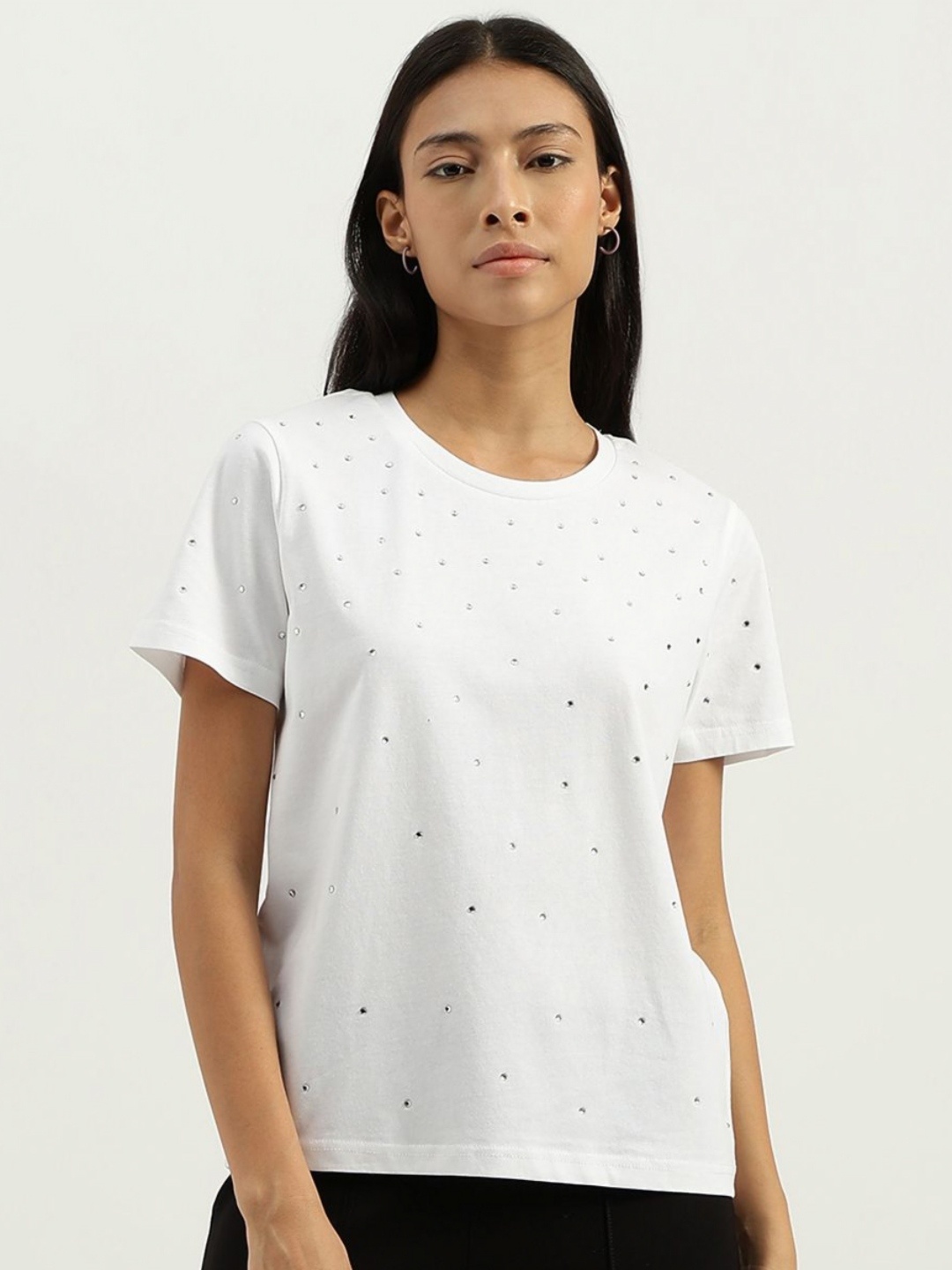 United Colors of Benetton Women Conversational Printed Round Neck Pure Cotton T-Shirt, White
United Colors of Benetton Women Conversational Printed Round Neck Pure Cotton T-Shirt, White