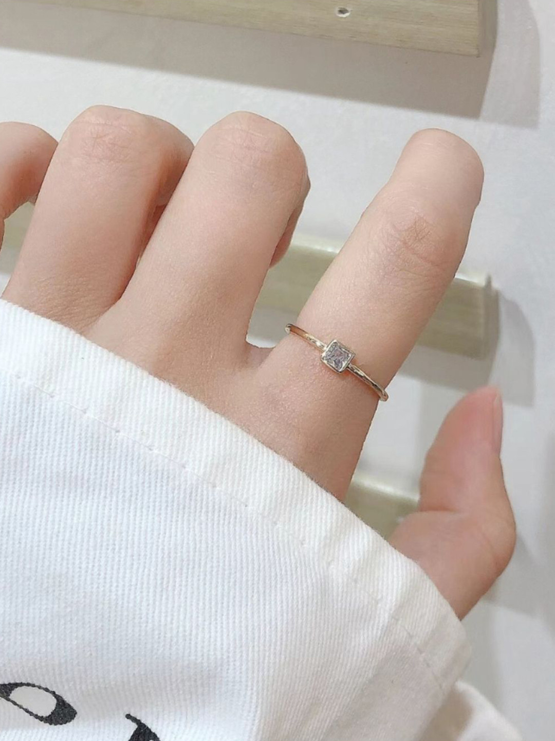 SALTY Demi Solitaire Gold-Plated Stone Studded Finger Ring
SALTY Demi Solitaire Gold-Plated Stone Studded Finger Ring