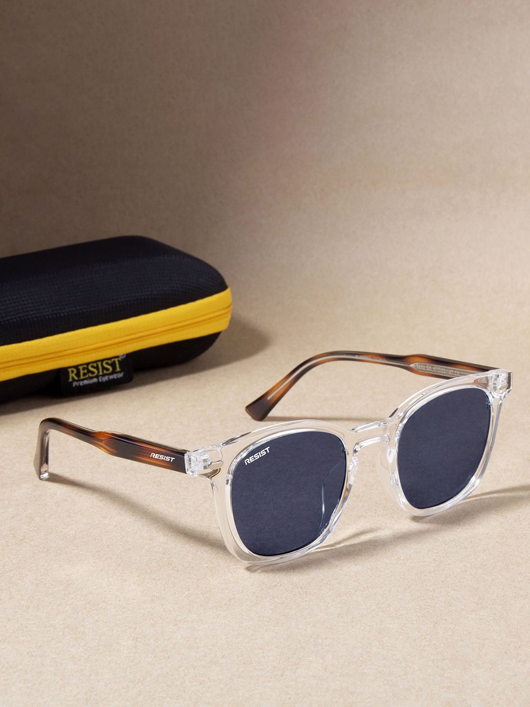 RESIST EYEWEAR Unisex Wayfarer Sunglasses with UV Protected Lens GIANNA WHITE TIGER BLACK
RESIST EYEWEAR Unisex Wayfarer Sunglasses with UV Protected Lens GIANNA WHITE TIGER BLACK