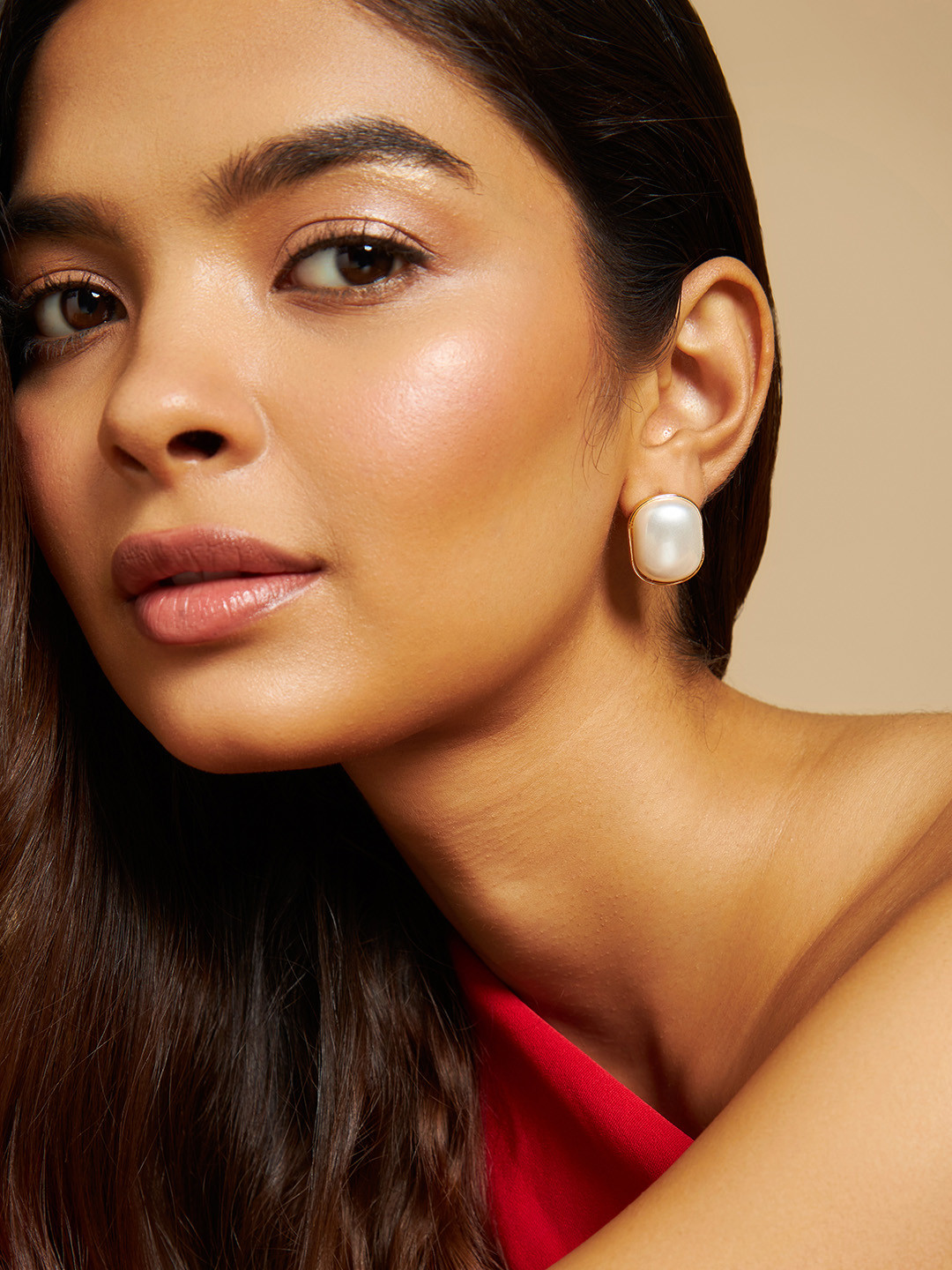 Kushal's Fashion Jewellery Gold-Plated Artificial Stones Studded Geometric Studs Earrings, White
Kushal's Fashion Jewellery Gold-Plated Artificial Stones Studded Geometric Studs Earrings, White
