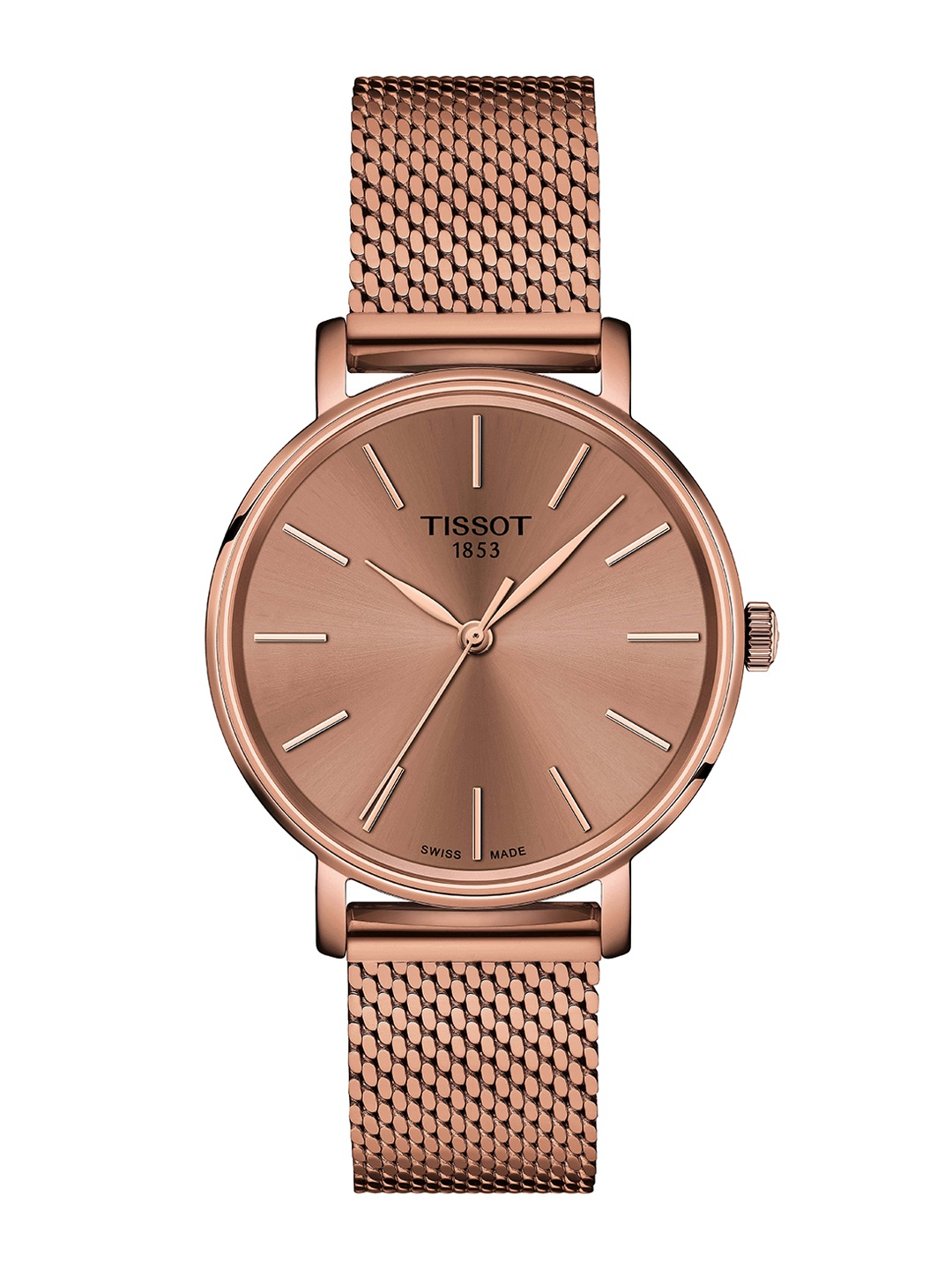 TISSOT Women Dial & Stainless Steel Bracelet Style Straps Analogue Watch T1432103333100, Pink
TISSOT Women Dial & Stainless Steel Bracelet Style Straps Analogue Watch T1432103333100, Pink