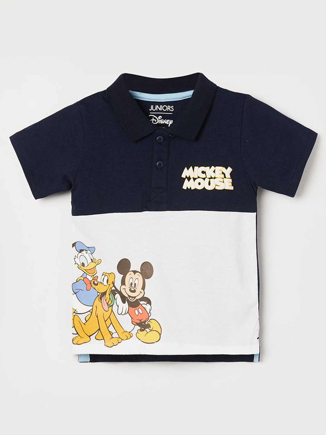 Juniors by Lifestyle Boys Disney Mickey & Friends Printed Polo Collar Applique T-shirt, Blue
Juniors by Lifestyle Boys Disney Mickey & Friends Printed Polo Collar Applique T-shirt, Blue