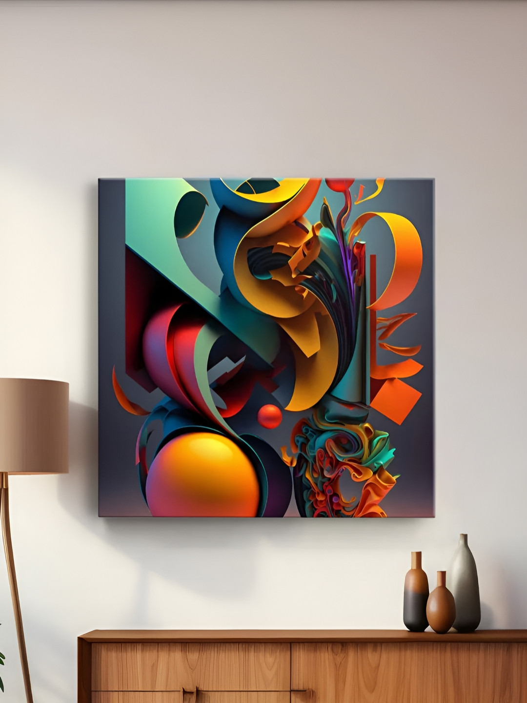 CLAWCRAFTS Multicoloured 1 Piece Wood Other Wall Paintings, Multi 
CLAWCRAFTS Multicoloured 1 Piece Wood Other Wall Paintings, Multi