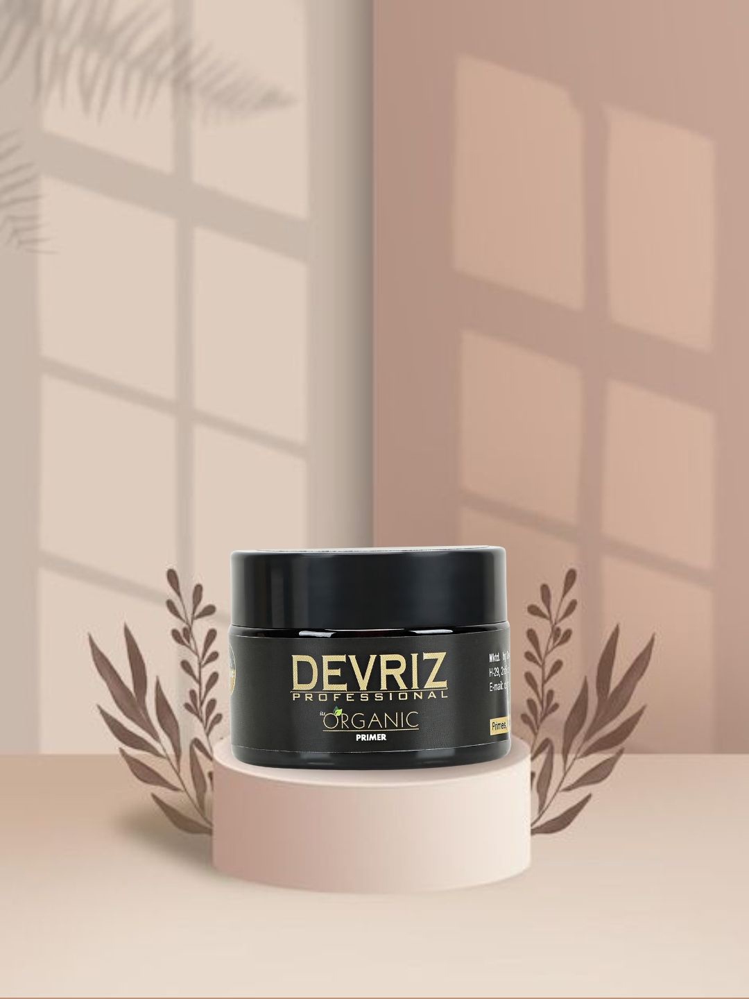 Devriz Professional Organic Flawless Finish Transparent Primer - Shade 03 - 30g, Black
Devriz Professional Organic Flawless Finish Transparent Primer - Shade 03 - 30g, Black