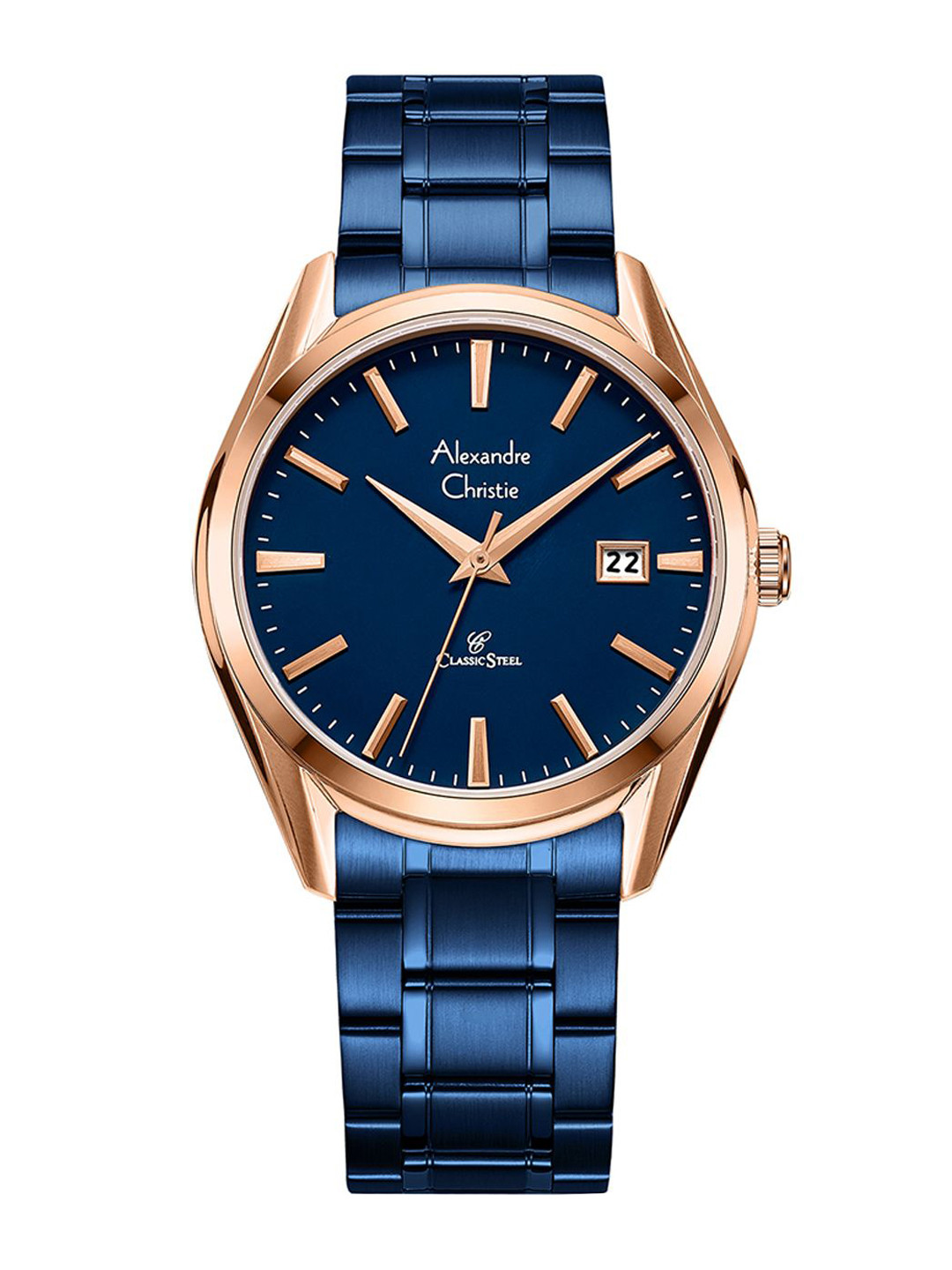 Alexandre Christie Men Dial & Stainless Steel Bracelet Style Straps Analogue Watch 8681MDBURBU, Blue
Alexandre Christie Men Dial & Stainless Steel Bracelet Style Straps Analogue Watch 8681MDBURBU, Blue