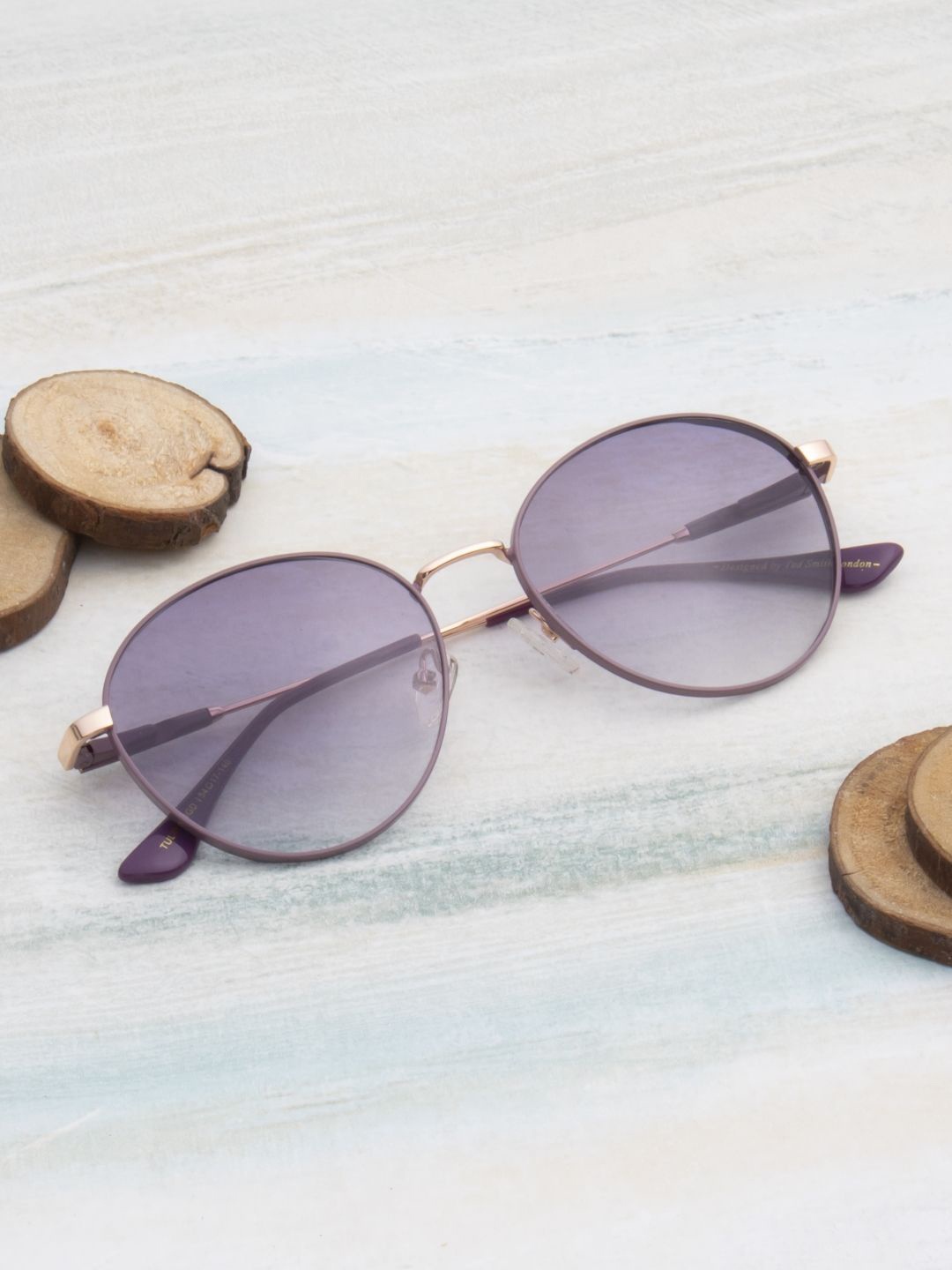 Ted Smith Women Round Sunglasses with Polarised and UV Protected Lens SUN-TULIP_PUGD, Purple
Ted Smith Women Round Sunglasses with Polarised and UV Protected Lens SUN-TULIP_PUGD, Purple