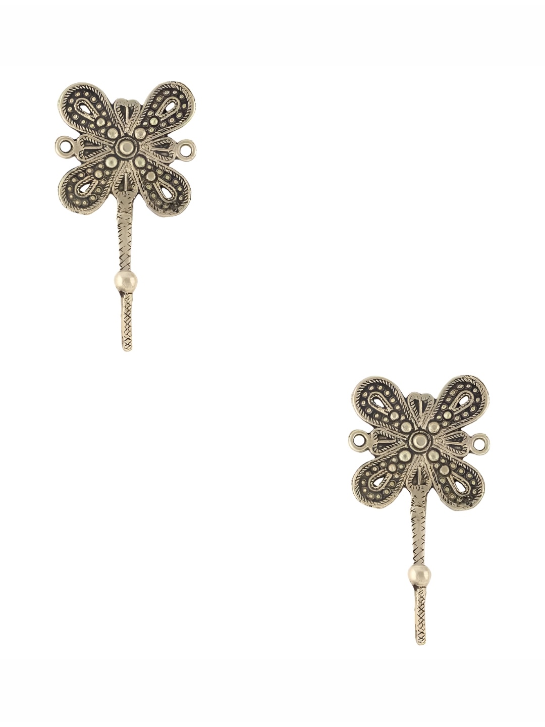 IndianShelf Gold Toned 2 Pieces Brass Flower Clothes Hanger for Wall Hooks for Kitchen
IndianShelf Gold Toned 2 Pieces Brass Flower Clothes Hanger for Wall Hooks for Kitchen
