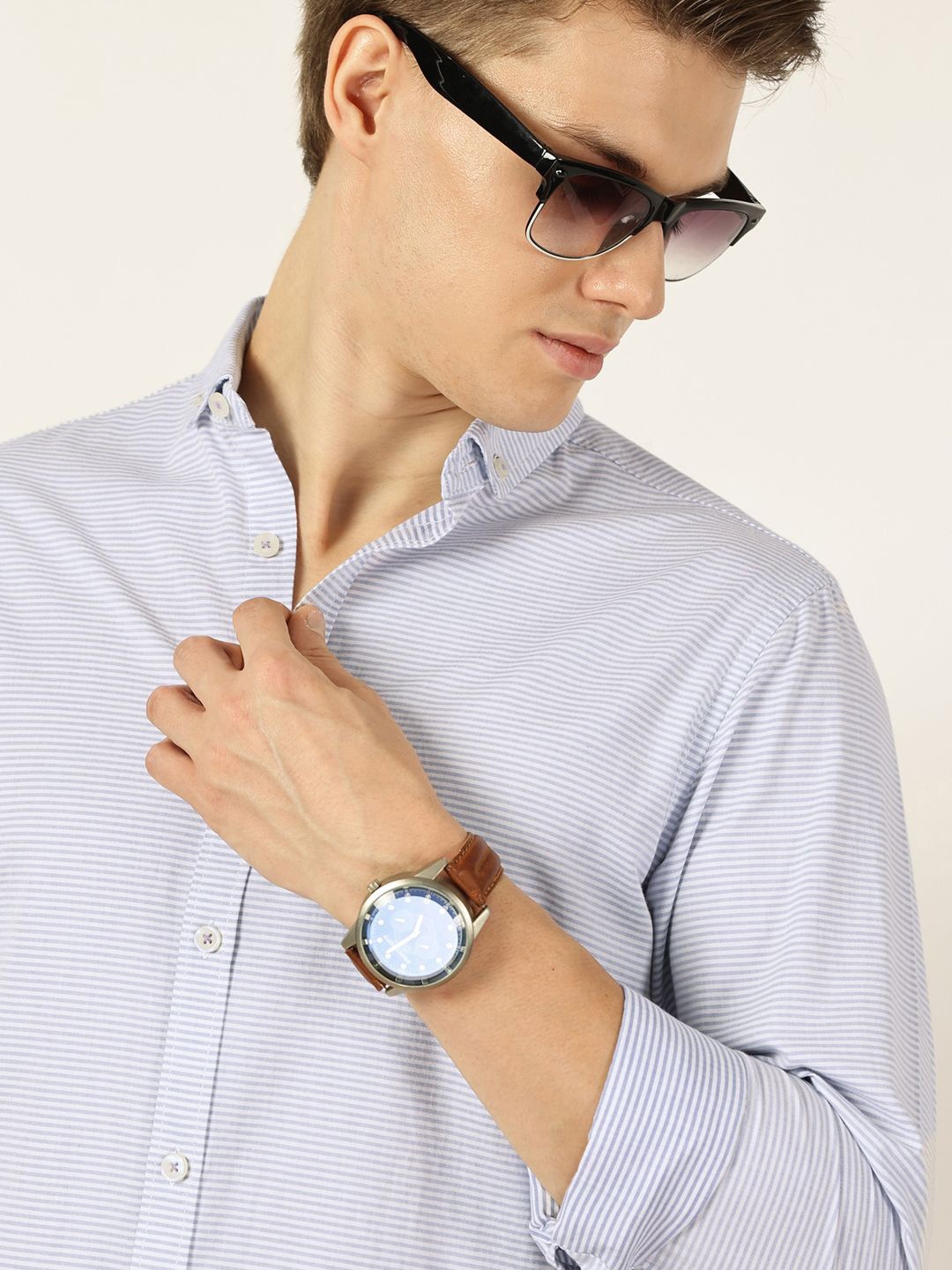 Mast & Harbour Men Premium Button-Down Collar Pinstripes Striped Cotton Casual Shirt, Purple
Mast & Harbour Men Premium Button-Down Collar Pinstripes Striped Cotton Casual Shirt, Purple