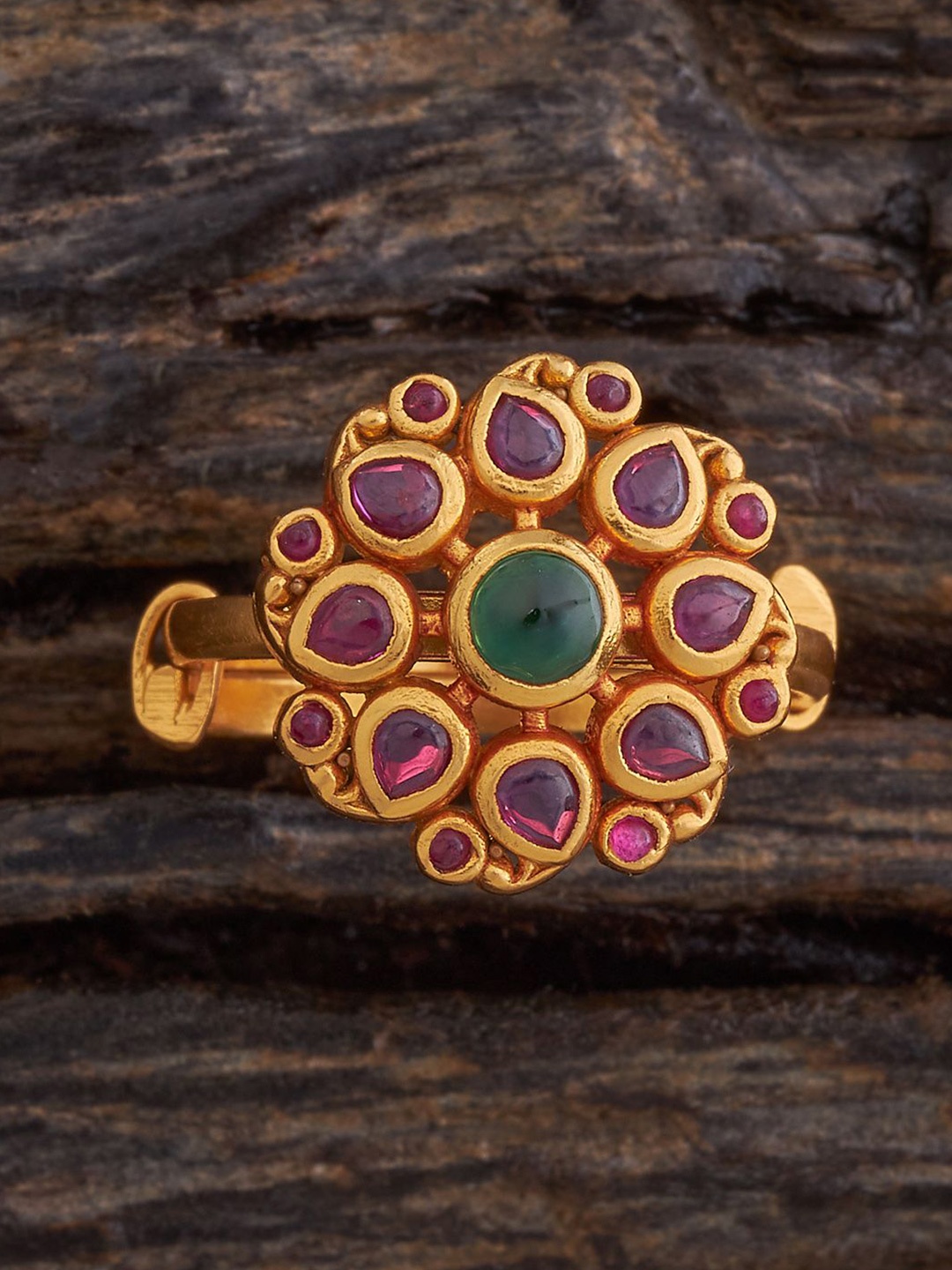 Kushal's Fashion Jewellery 92.5 Pure Silver Gold Plated CZ Stone Studded Finger Ring
Kushal's Fashion Jewellery 92.5 Pure Silver Gold Plated CZ Stone Studded Finger Ring