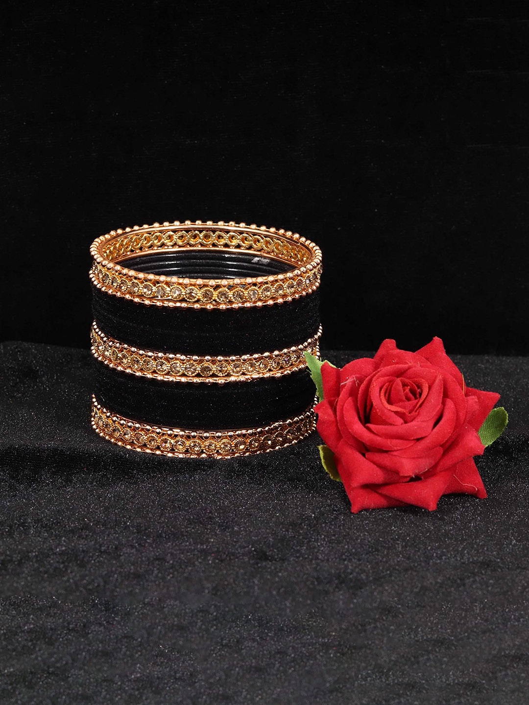 Set Of 42 Non-Precious Metal with Base Metal Zircon Gemstone and Rosegold Ballchain Bangle, Peach
Set Of 42 Non-Precious Metal with Base Metal Zircon Gemstone and Rosegold Ballchain Bangle, Peach