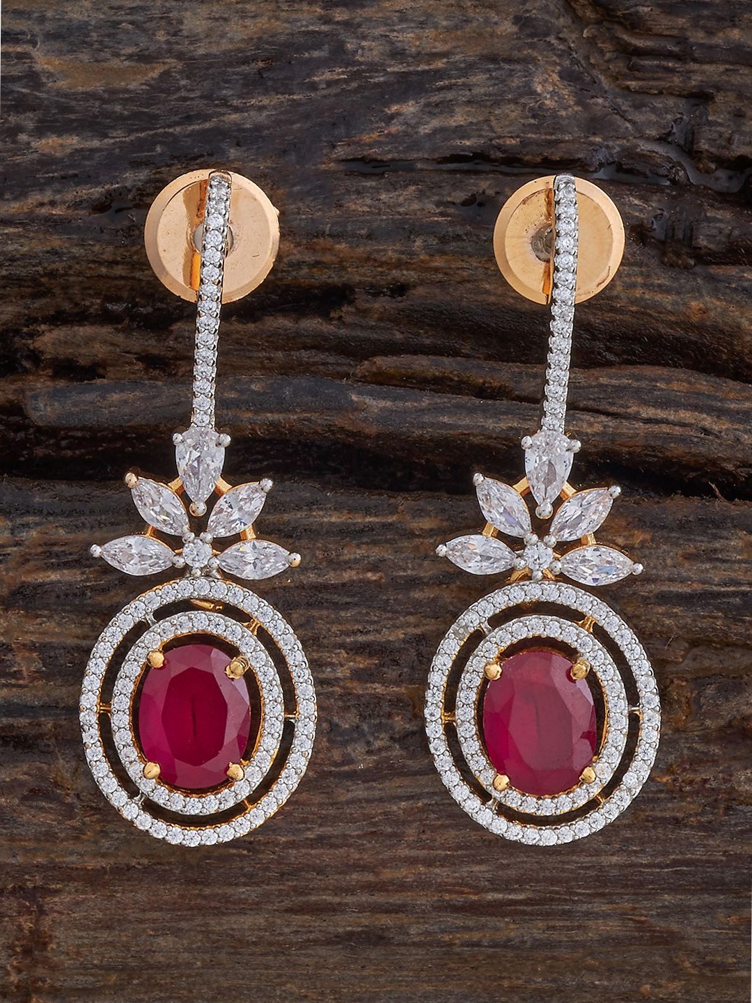Kushal's Fashion Jewellery Rhodium-Plated Zircon Studded Teardrop Shaped Drop Earrings, Silver
Kushal's Fashion Jewellery Rhodium-Plated Zircon Studded Teardrop Shaped Drop Earrings, Silver