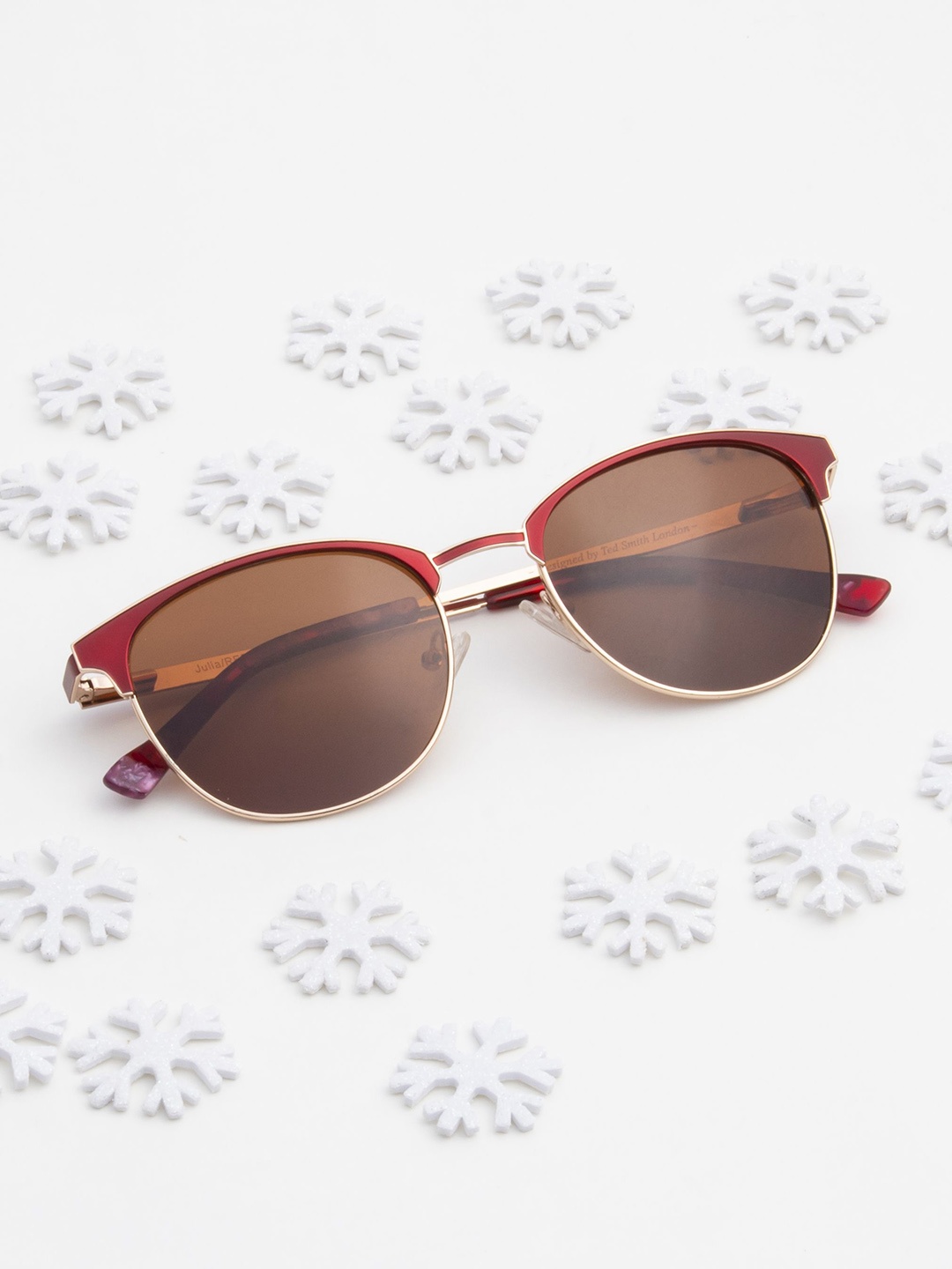 Ted Smith Women Round Sunglasses with Polarised and UV Protected Lens SUN-JULIA, Brown
Ted Smith Women Round Sunglasses with Polarised and UV Protected Lens SUN-JULIA, Brown