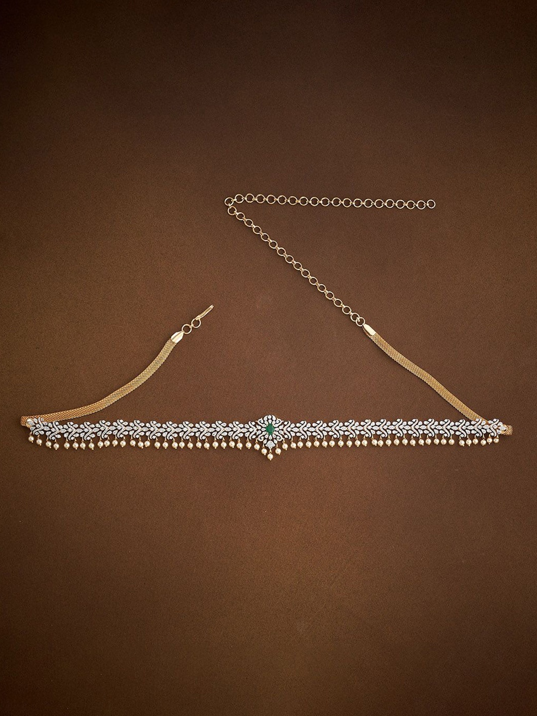 Kushal's Fashion Jewellery Artificial Stones Studded Waist Chain Saree Accessories, Gold
Kushal's Fashion Jewellery Artificial Stones Studded Waist Chain Saree Accessories, Gold