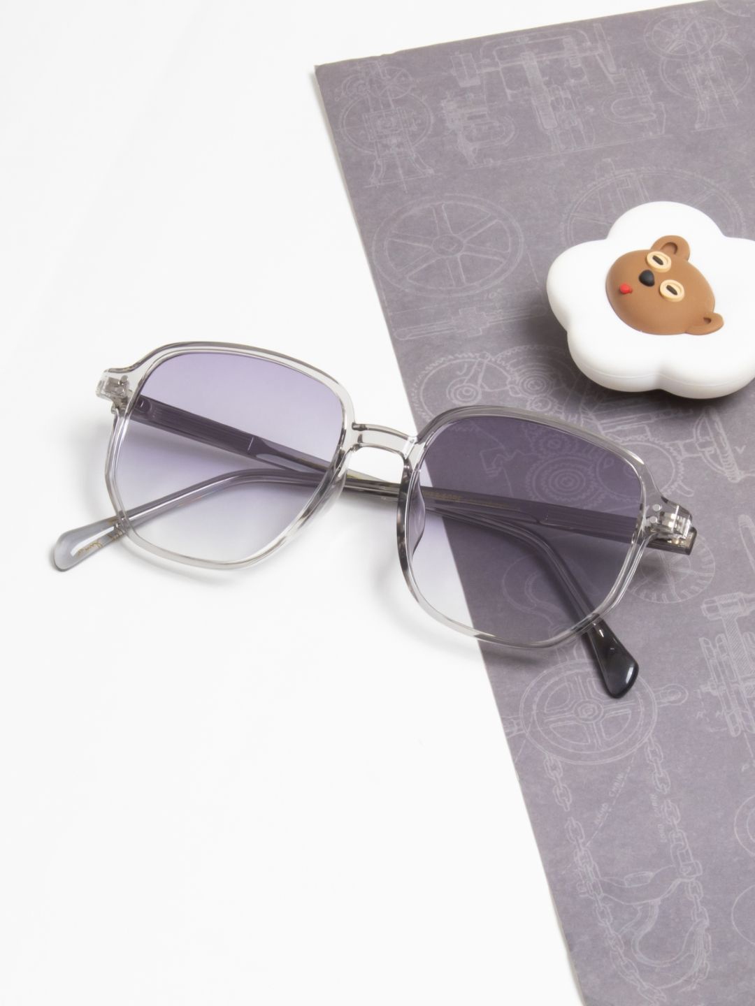 Ted Smith Unisex Square Sunglasses with Polarised and UV Protected Lens SUN-HUGHES_SGRE, Purple
Ted Smith Unisex Square Sunglasses with Polarised and UV Protected Lens SUN-HUGHES_SGRE, Purple