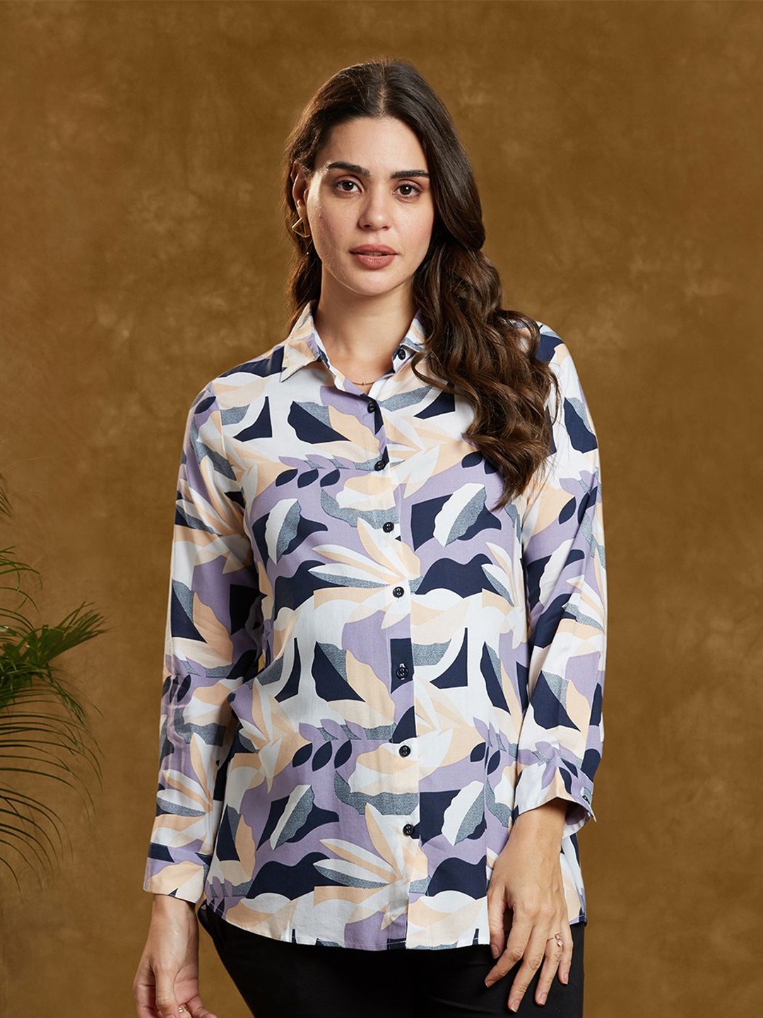 MomToBe Women Standard Fit Spread Collar Floral Printed Oversized Maternity Shirt, Lavender
MomToBe Women Standard Fit Spread Collar Floral Printed Oversized Maternity Shirt, Lavender