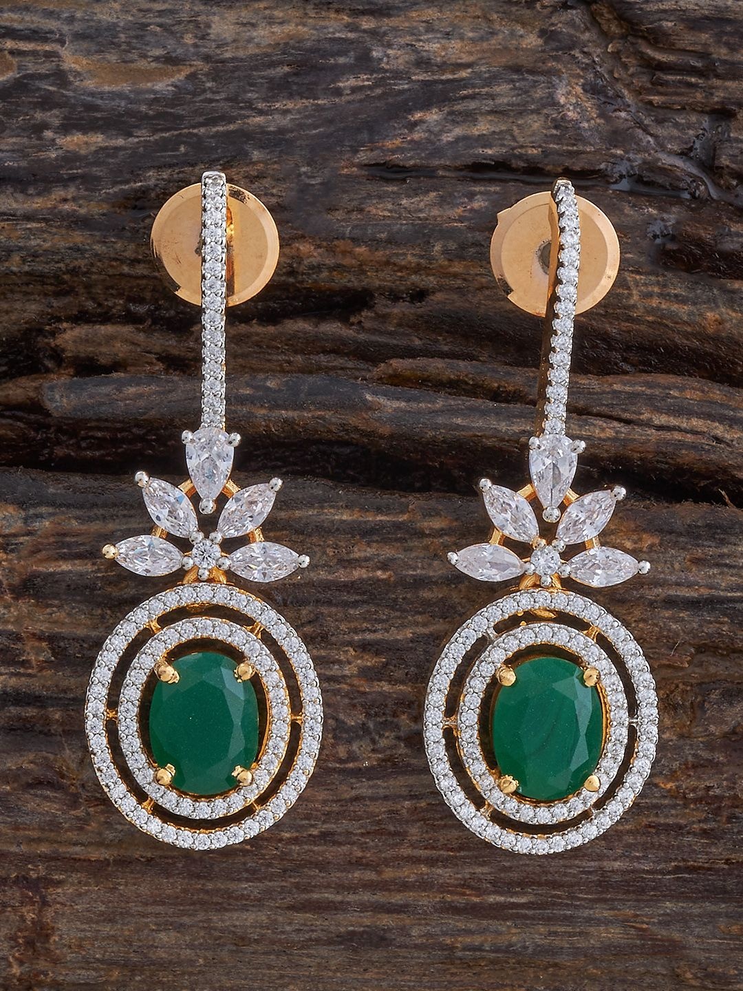 Kushal's Fashion Jewellery Rhodium-Plated Teardrop Shaped Zircon Drop Earrings, Gold
Kushal's Fashion Jewellery Rhodium-Plated Teardrop Shaped Zircon Drop Earrings, Gold