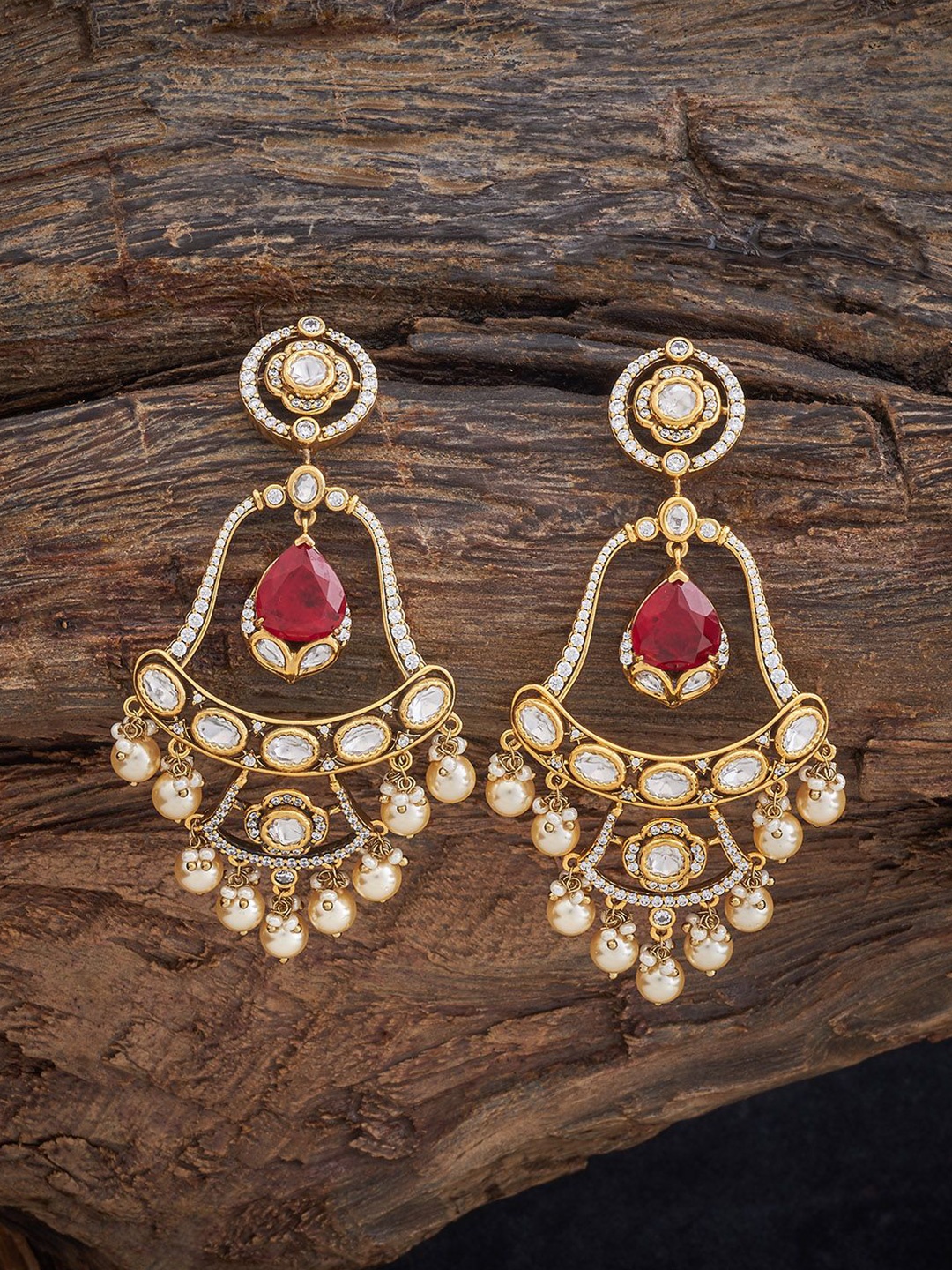 Kushal's Fashion Jewellery Victorian Plated Kundan Studded & Beaded Drop Earrings, Gold
Kushal's Fashion Jewellery Victorian Plated Kundan Studded & Beaded Drop Earrings, Gold