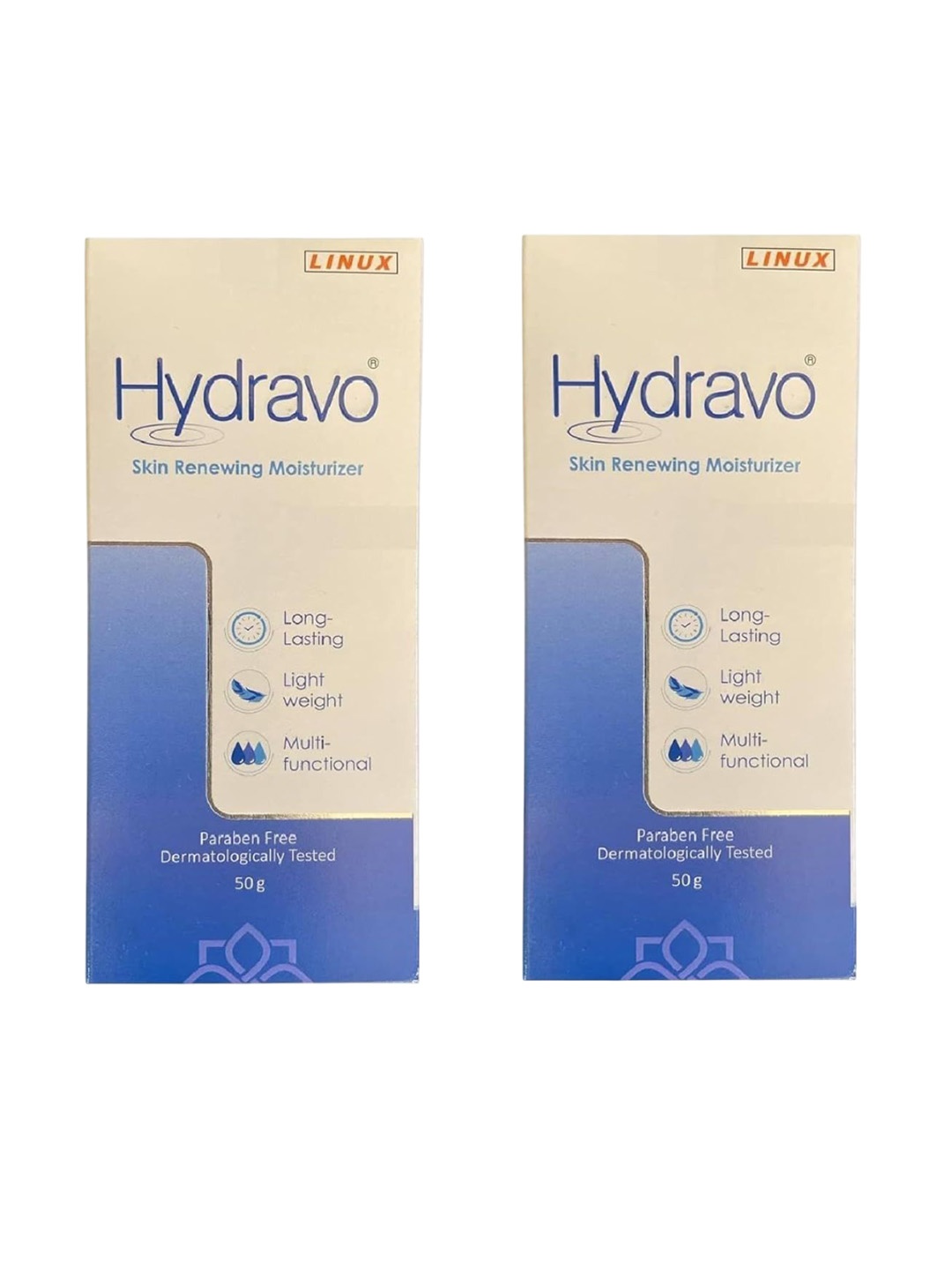 RAASO Set Of 2 Linux Hydravo Skin Renewing Lightweight Moisturizer Cream - 50 g Each, White
RAASO Set Of 2 Linux Hydravo Skin Renewing Lightweight Moisturizer Cream - 50 g Each, White