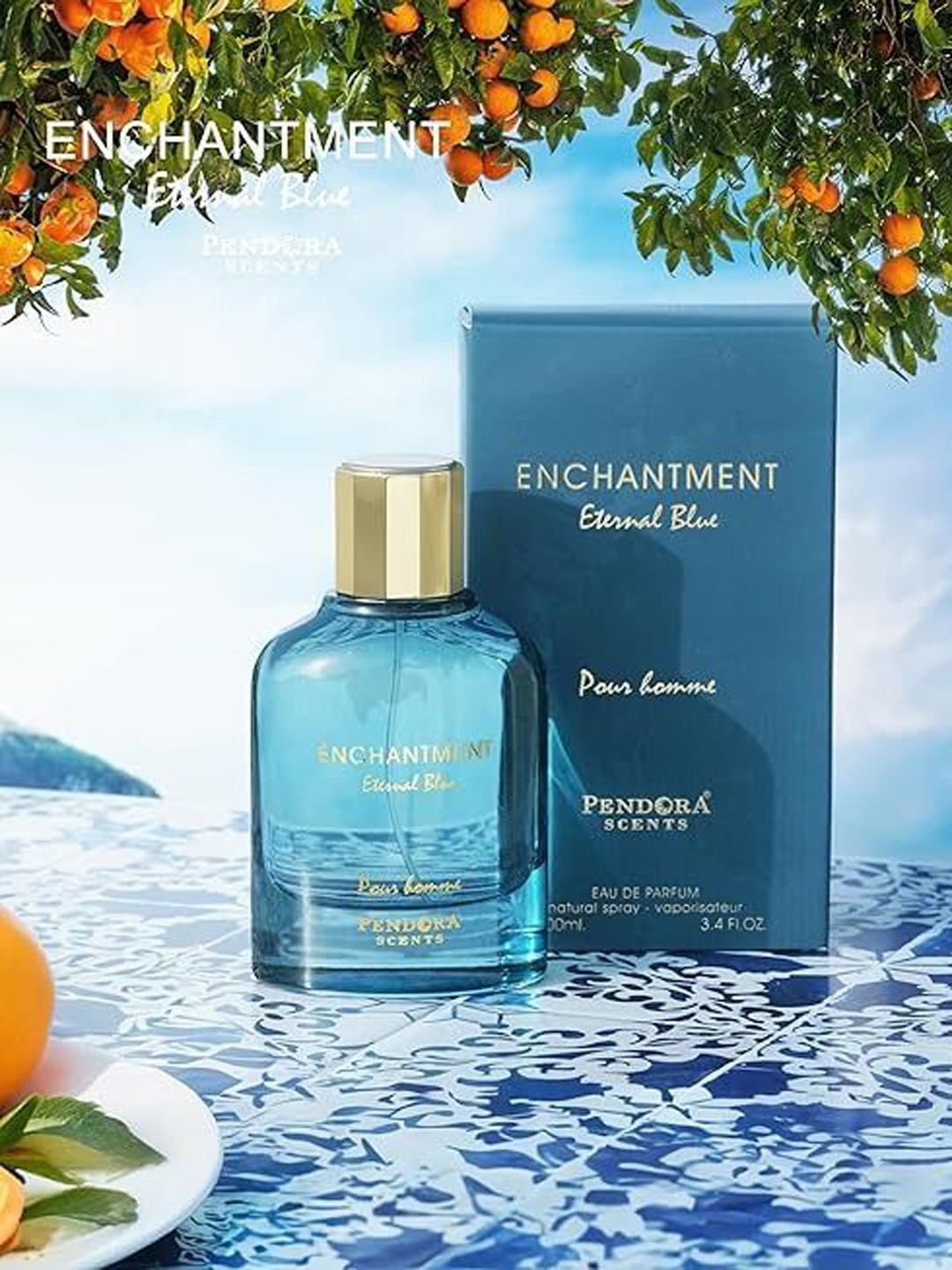 Paris Corner Perfumes Pendora Scent Enchantment Eternal Blue Pour Homme EDP- 100 ml, Transparent
Paris Corner Perfumes Pendora Scent Enchantment Eternal Blue Pour Homme EDP- 100 ml, Transparent