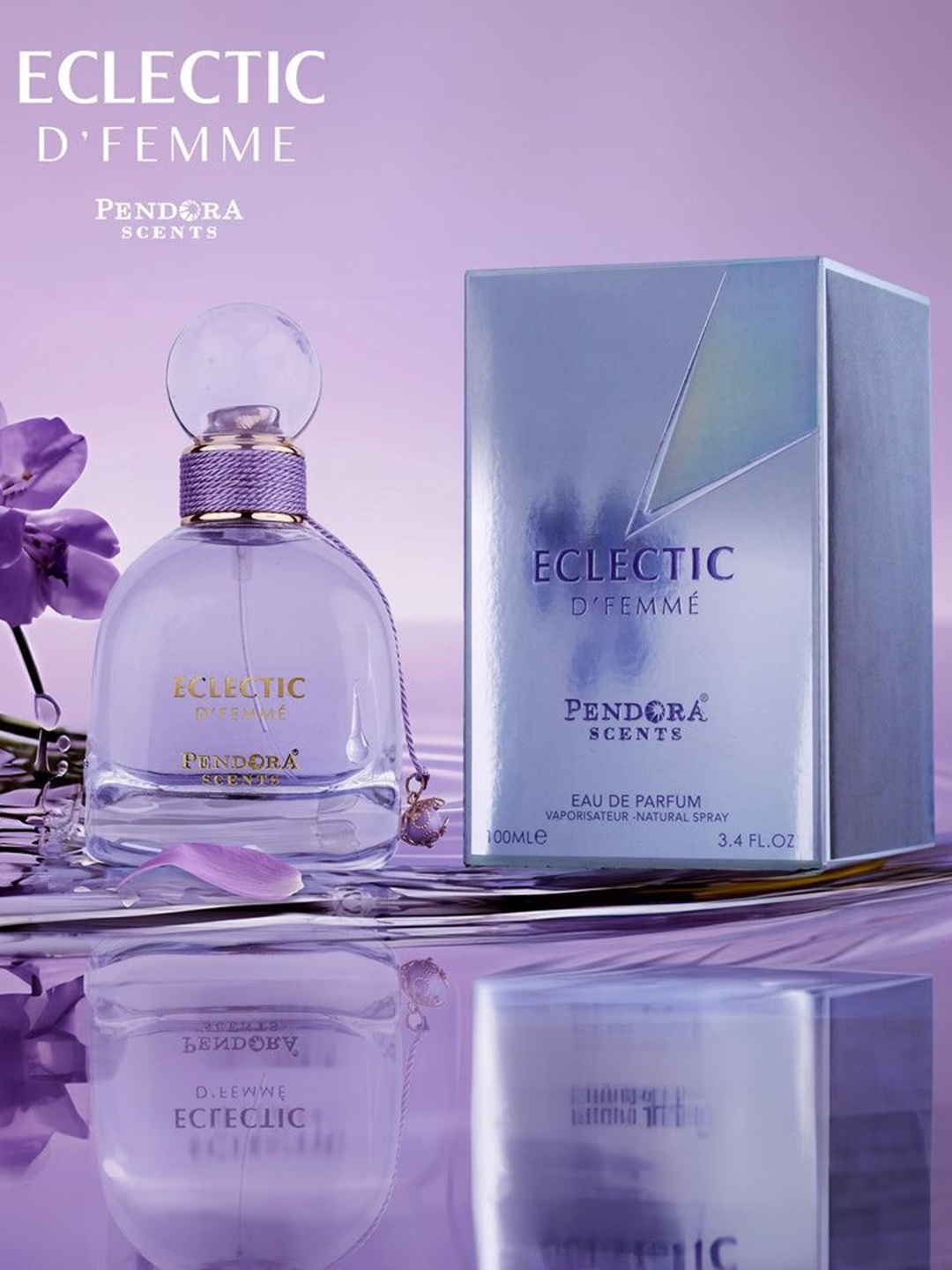 Paris Corner Perfumes Eclectic D Femme Pendora Scents Long Lasting Eau De Perfume- 100 ml, Transparent
Paris Corner Perfumes Eclectic D Femme Pendora Scents Long Lasting Eau De Perfume- 100 ml, Transparent