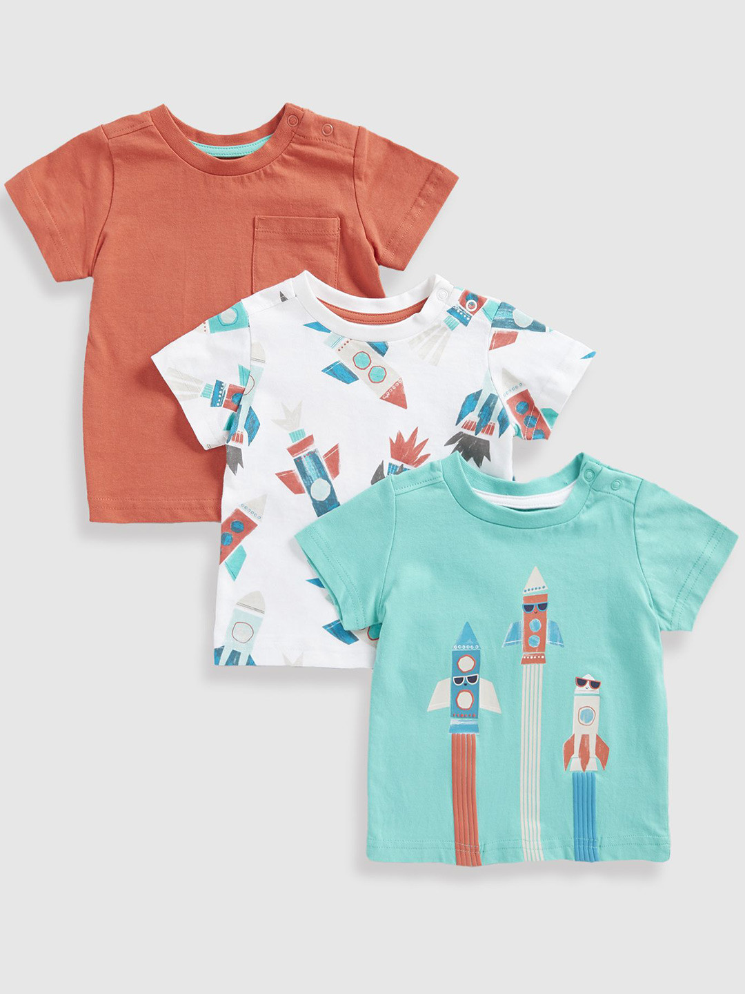 mothercare Boys Pack Of 3 Solid Round Neck Cotton T-shirts, Rust
mothercare Boys Pack Of 3 Solid Round Neck Cotton T-shirts, Rust