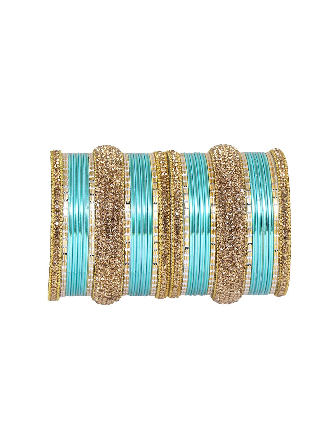 ZULKA Set of 42 Non-Precious Metal Base with Zircon Gemstone and Pearl Latkan Pattern, Blue
ZULKA Set of 42 Non-Precious Metal Base with Zircon Gemstone and Pearl Latkan Pattern, Blue