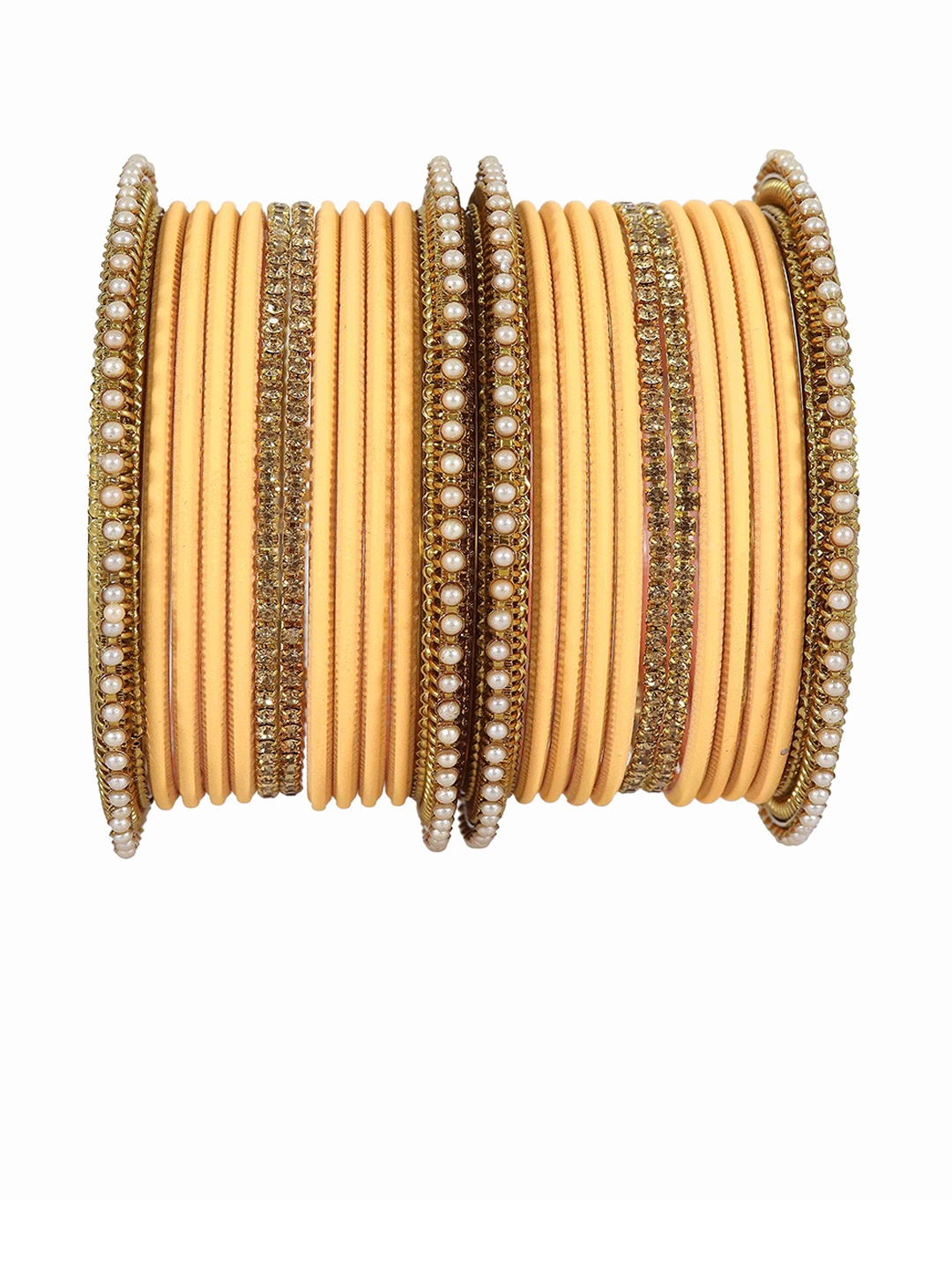 Set of 72 Non-Precious Metal with Base Metal Zircon Gemstone Studded Traditional Bangle, Multi
Set of 72 Non-Precious Metal with Base Metal Zircon Gemstone Studded Traditional Bangle, Multi