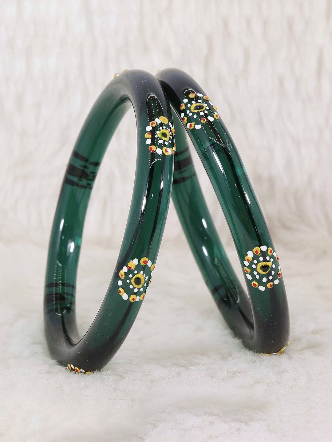 ZULKA Set of 120 Metal Base Metal With Spreads Zari and Cutting Design Bangles, Green
ZULKA Set of 120 Metal Base Metal With Spreads Zari and Cutting Design Bangles, Green