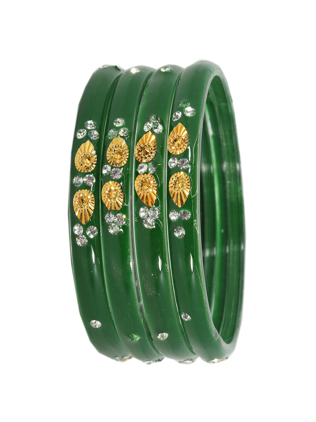 ZULKA Set Of 24 Bangles Non Precious Metal and Silk Thread Latkan Bangle, Multi
ZULKA Set Of 24 Bangles Non Precious Metal and Silk Thread Latkan Bangle, Multi