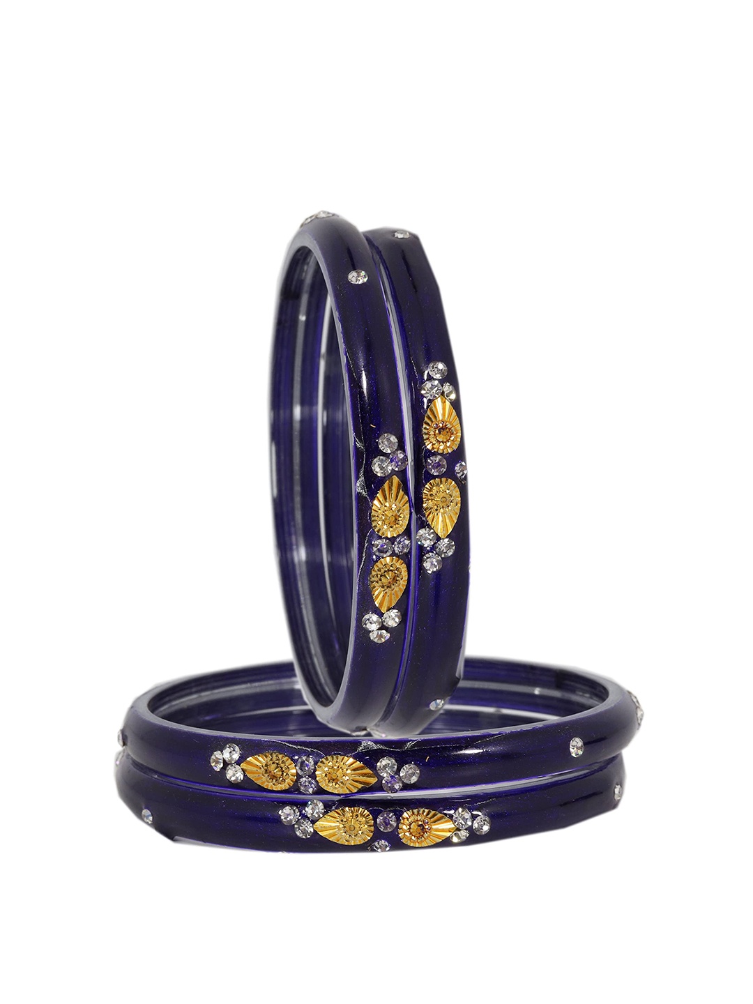 ZULKA Set Of 24 Bangles Non Precious Metal and Silk Thread Latkan Bangle, Maroon
ZULKA Set Of 24 Bangles Non Precious Metal and Silk Thread Latkan Bangle, Maroon