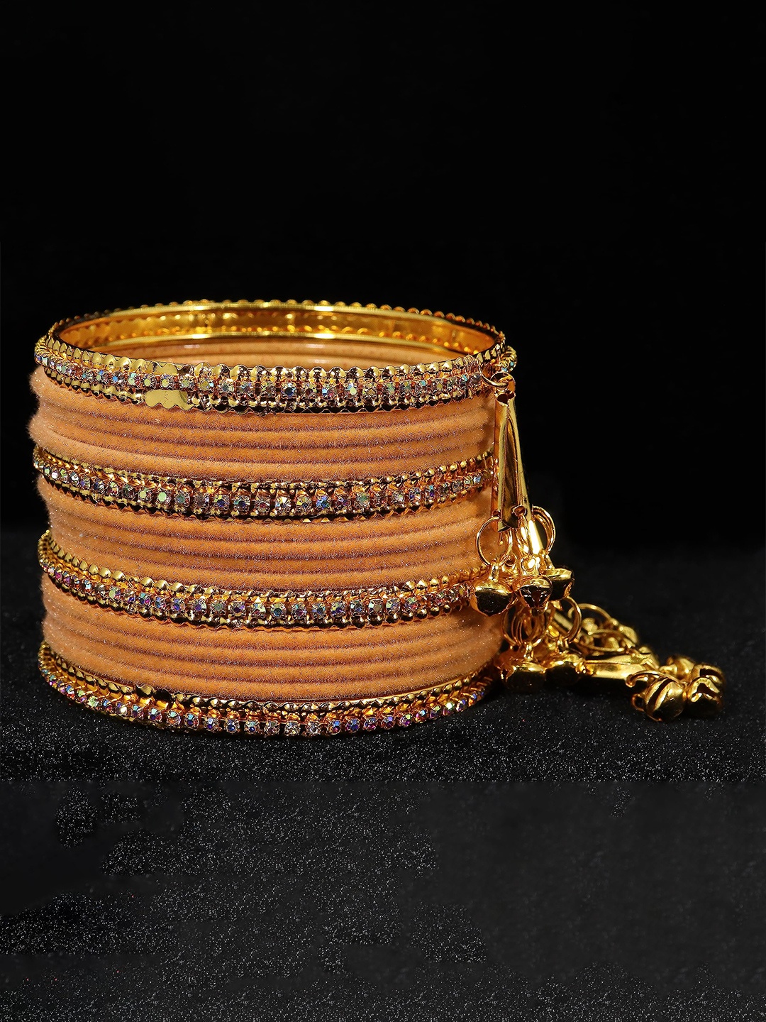 ZULKA Set of 104 Glass with Plain Simple Design Zari Studded Multicolour Bangles For Women, Multi
ZULKA Set of 104 Glass with Plain Simple Design Zari Studded Multicolour Bangles For Women, Multi
