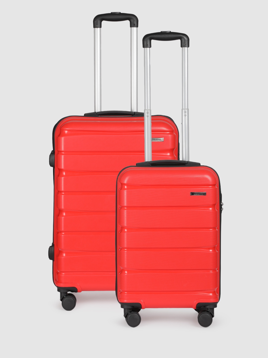 Teakwood Leathers India Set of 2 360-Degree Rotation Hard Sided Trolley Bag- 95L, Red
Teakwood Leathers India Set of 2 360-Degree Rotation Hard Sided Trolley Bag- 95L, Red