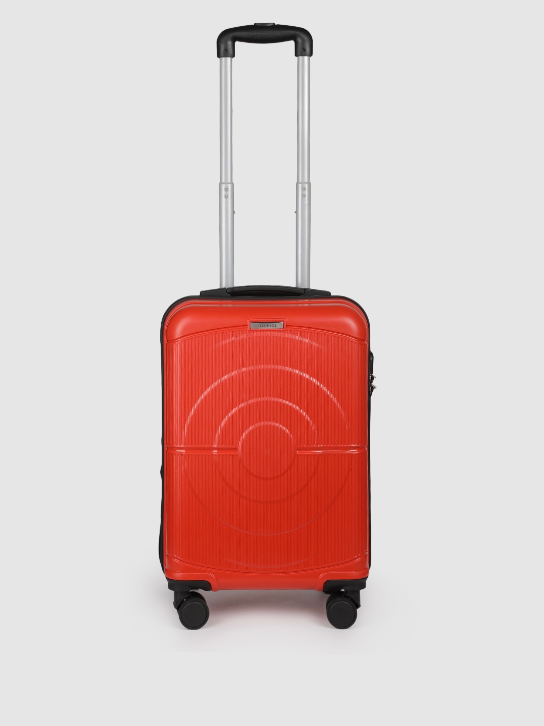Teakwood Leathers Concentrix 360-Degree Rotation Hard-Sided Cabin-Sized Trolley Bag 38L, Red
Teakwood Leathers Concentrix 360-Degree Rotation Hard-Sided Cabin-Sized Trolley Bag 38L, Red