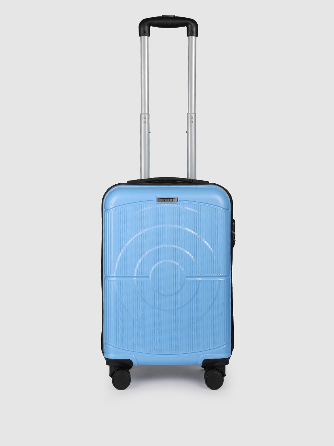 Teakwood Leathers Concentrix 360-Degree Rotation Hard-Sided Cabin-Sized Trolley Bag 38L, Blue
Teakwood Leathers Concentrix 360-Degree Rotation Hard-Sided Cabin-Sized Trolley Bag 38L, Blue