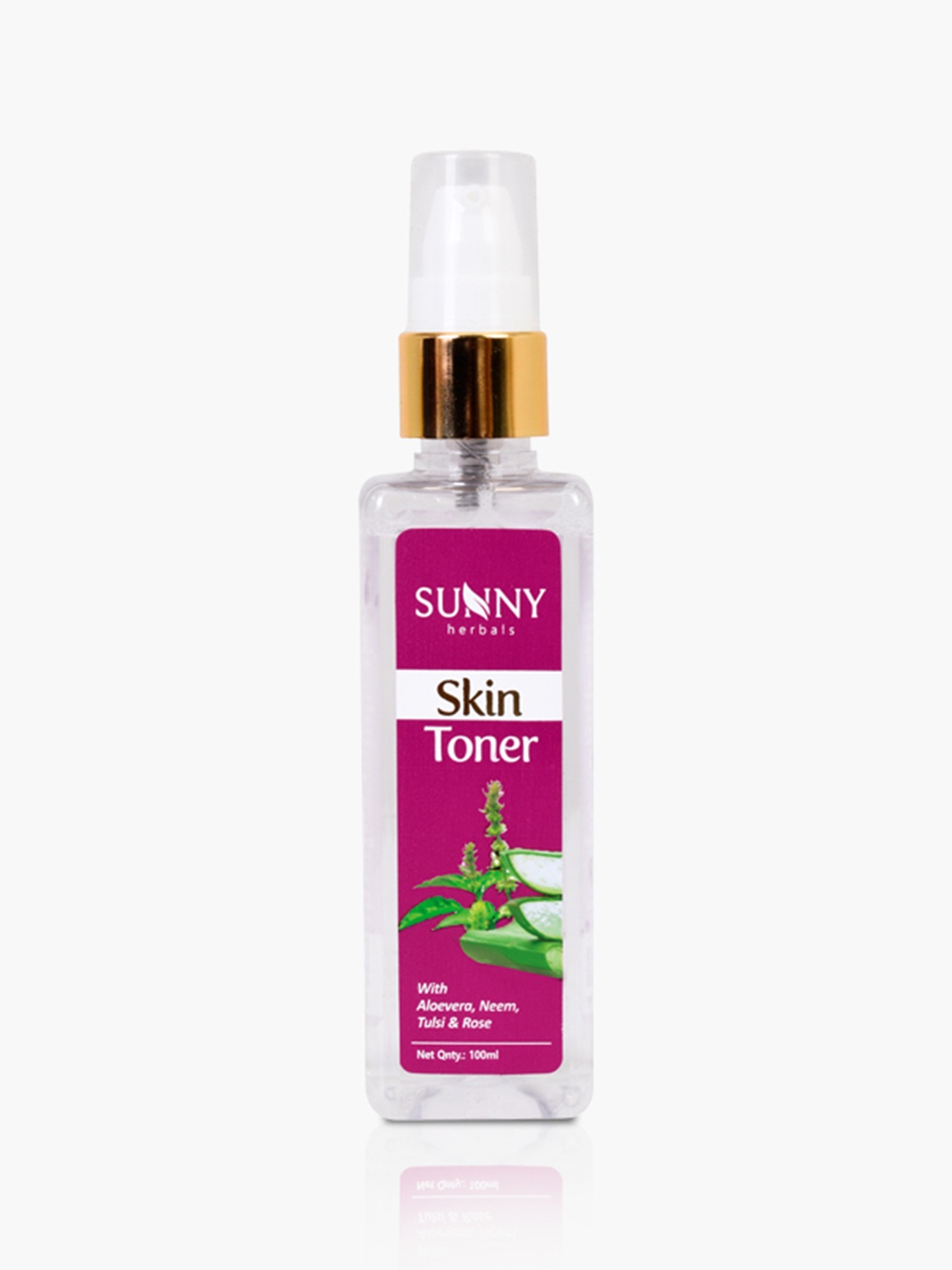 SUNNY HERBALS Skin Toner Enriched With Aloe Vera Neem Tulsi & Rose - 100 ml, Transparent
SUNNY HERBALS Skin Toner Enriched With Aloe Vera Neem Tulsi & Rose - 100 ml, Transparent