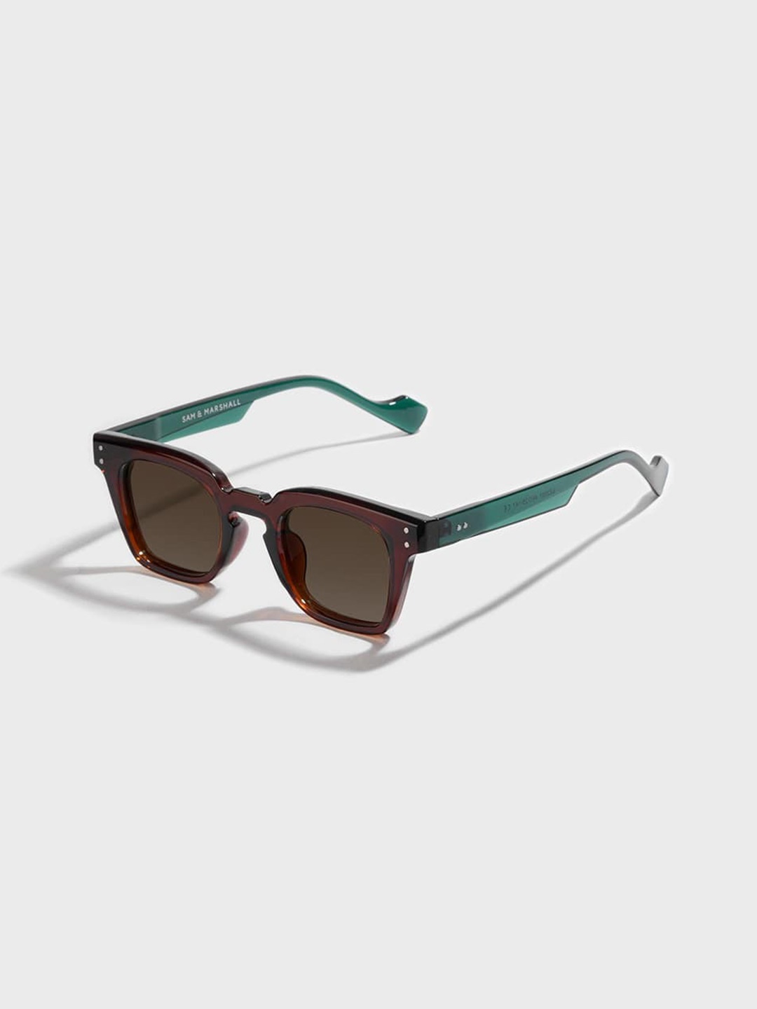 SAM & MARSHALL Unisex Wayfarer Sunglasses with UV Protected Lens JOHANNES_MUD_GREEN_2691, Brown
SAM & MARSHALL Unisex Wayfarer Sunglasses with UV Protected Lens JOHANNES_MUD_GREEN_2691, Brown