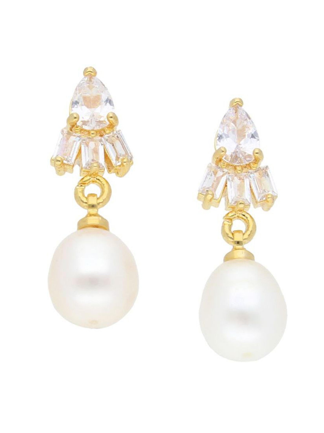 Sri Jagdamba Pearls Dealer Bagesri Gold Plated Mother Of Pearls Contemporary Drop Earrings
Sri Jagdamba Pearls Dealer Bagesri Gold Plated Mother Of Pearls Contemporary Drop Earrings