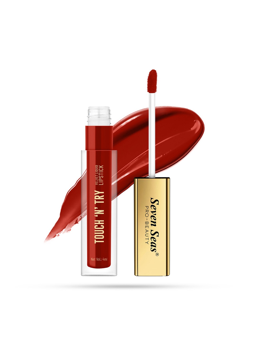 Seven Seas Touch N Try Long Lasting Velvet Liquid Lipstick - 4 ml - Shade 132, Maroon
Seven Seas Touch N Try Long Lasting Velvet Liquid Lipstick - 4 ml - Shade 132, Maroon