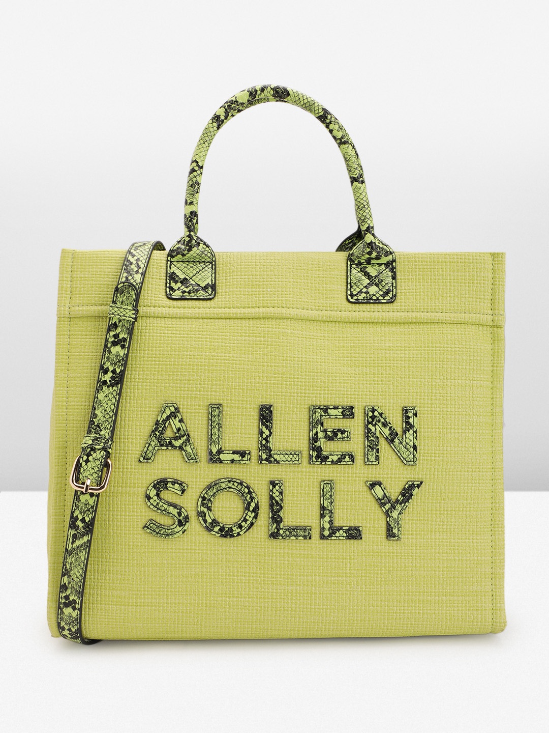 Allen Solly Snake Skin Textured Structured Handheld Bag with 11" Tablet Sleeve, Lime green
Allen Solly Snake Skin Textured Structured Handheld Bag with 11" Tablet Sleeve, Lime green