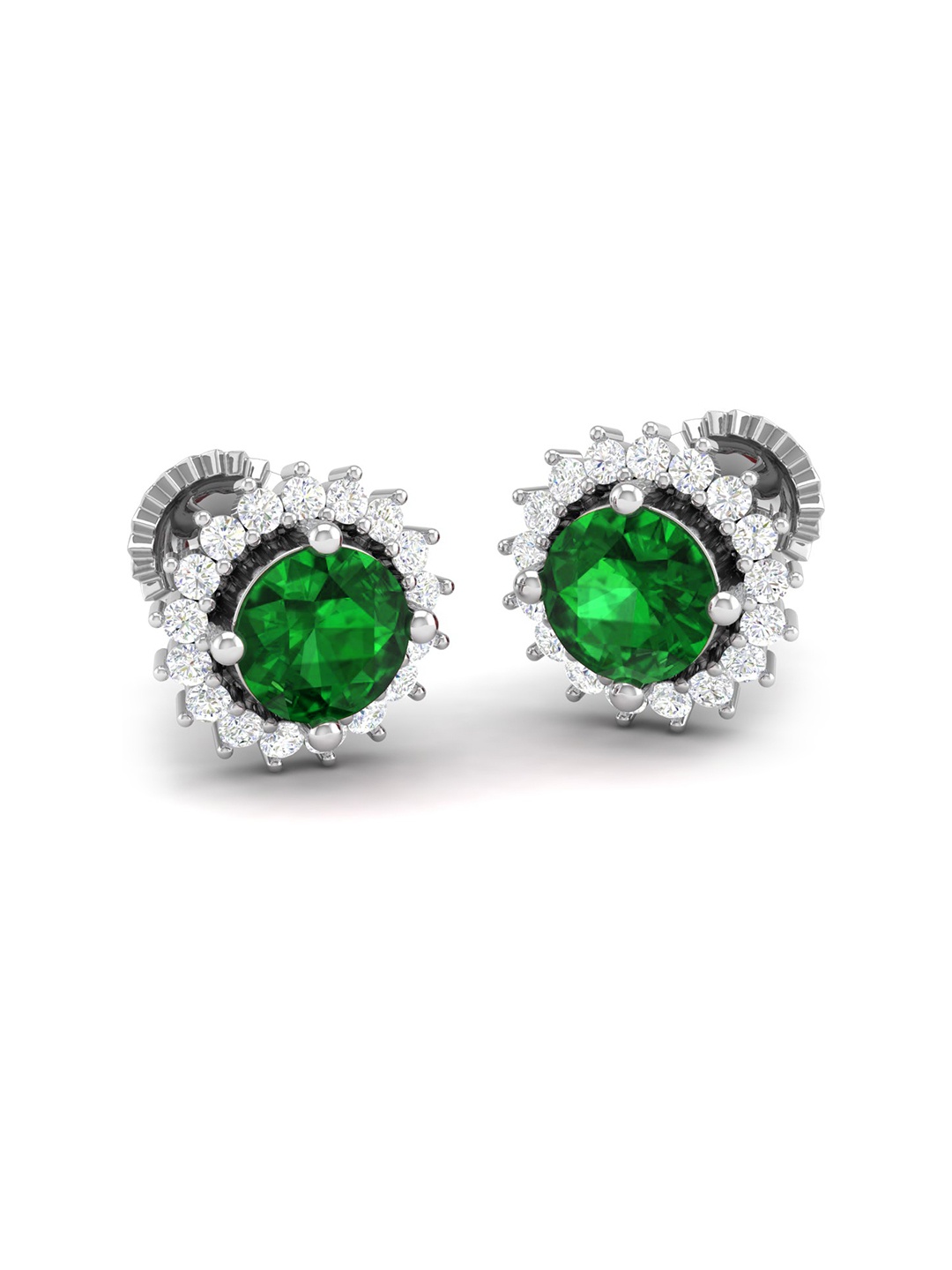 AKSHAT SAPPHIRE 92.5 Sterling Silver Rhodium-Plated CZ Studded Circular Studs Earrings
AKSHAT SAPPHIRE 92.5 Sterling Silver Rhodium-Plated CZ Studded Circular Studs Earrings