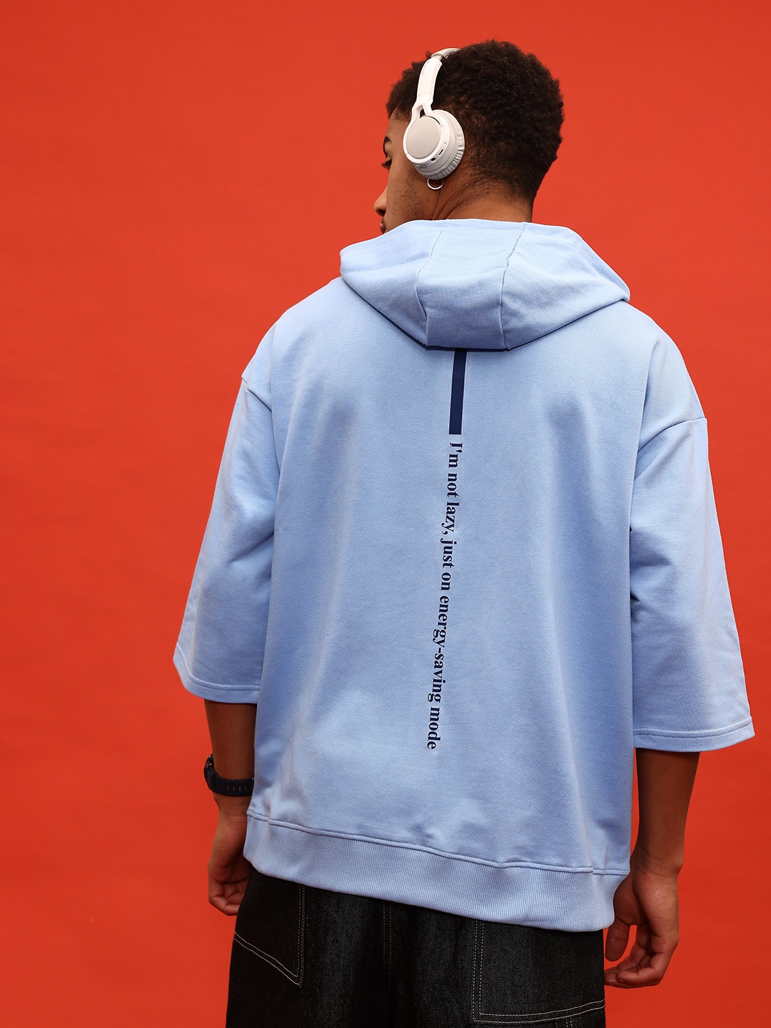 glitchez Leisure Luxe Typography Print Detail Terry Oversized Hooded Sweatshirt, Blue
glitchez Leisure Luxe Typography Print Detail Terry Oversized Hooded Sweatshirt, Blue