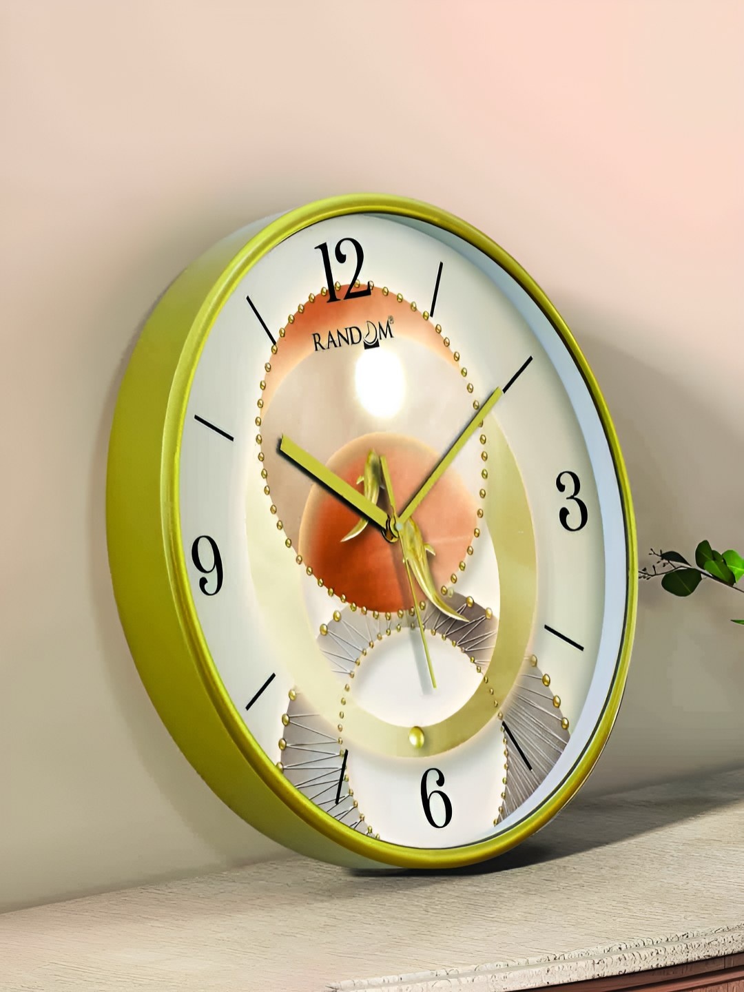RANDOM Printed Round Shaped Sweep Silent Movement Contemporary Wall Clock, Green
RANDOM Printed Round Shaped Sweep Silent Movement Contemporary Wall Clock, Green
