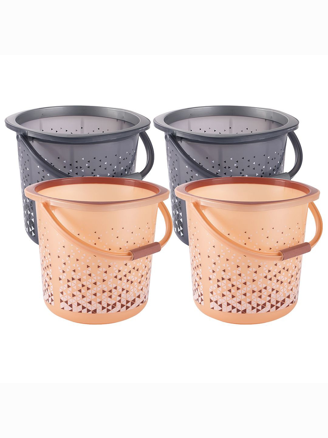 Kuber Industries Black & Brown 4 Pieces Geometric Printed Bathroom Buckets-18 Litres
Kuber Industries Black & Brown 4 Pieces Geometric Printed Bathroom Buckets-18 Litres