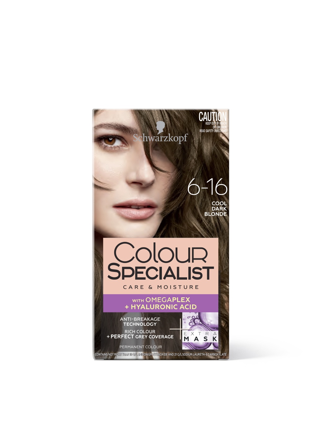 Schwarzkopf Colour Specialist Permanent Hair Colour 165ml - Cool Dark Blonde 6.16, Gold
Schwarzkopf Colour Specialist Permanent Hair Colour 165ml - Cool Dark Blonde 6.16, Gold