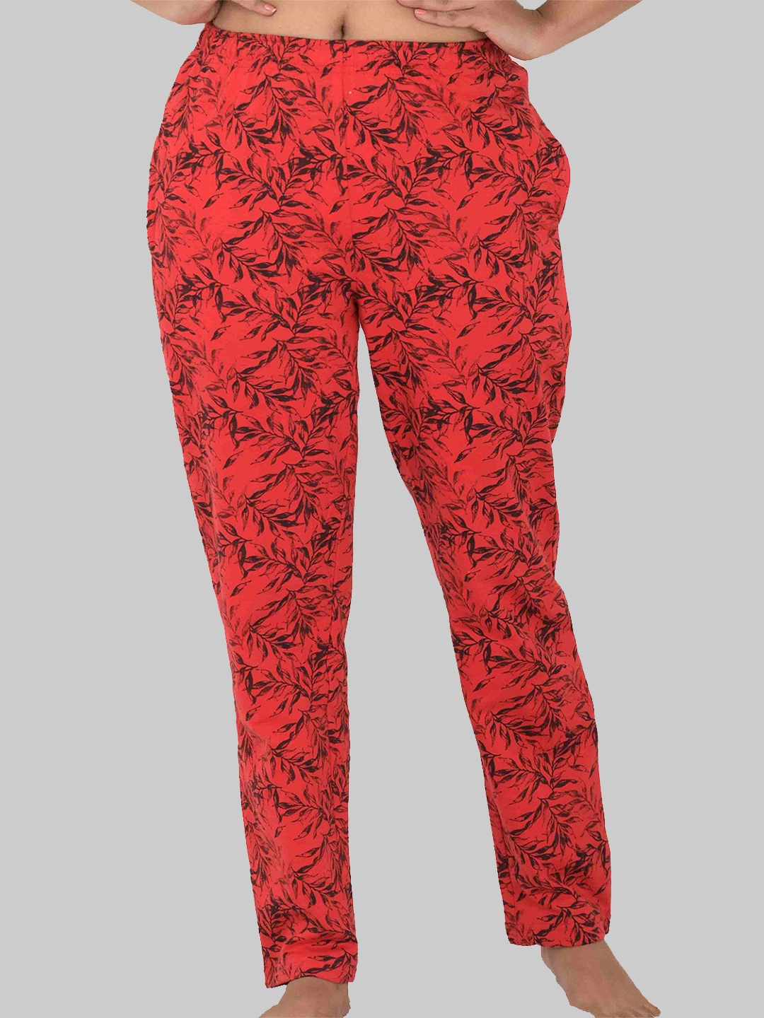 Cheribell Women Floral Printed Mid-Rise Cotton Plain Regular Trousers Trousers, Red
Cheribell Women Floral Printed Mid-Rise Cotton Plain Regular Trousers Trousers, Red