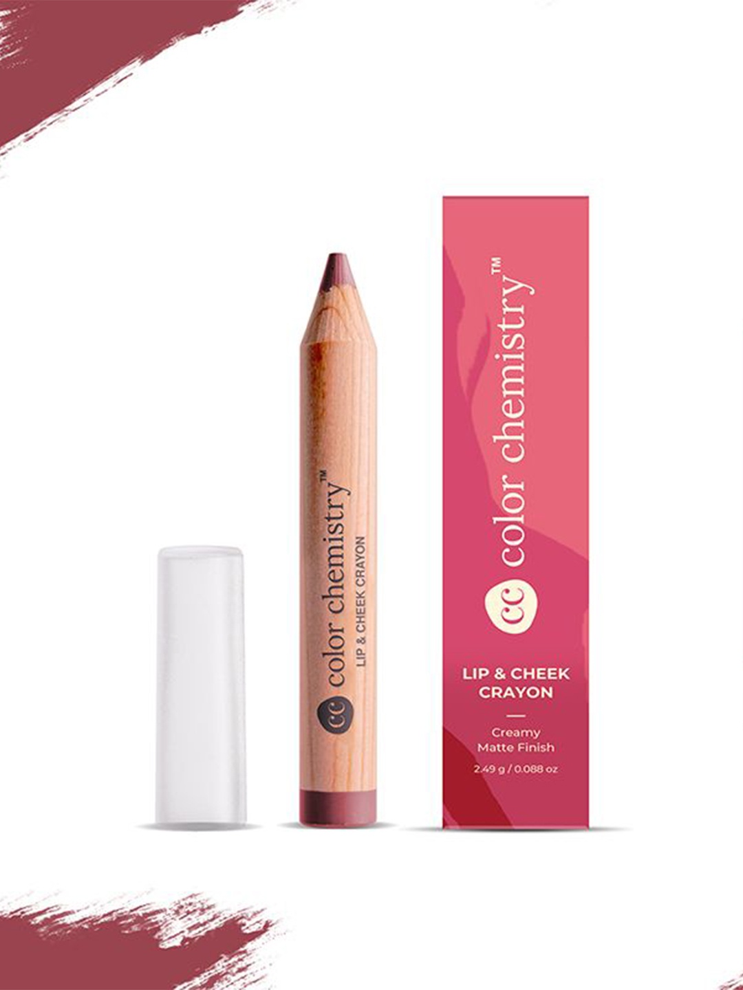 Color Chemistry Creamy Matte Finish Lip & Cheek Crayon - 2.5 g - Cinnamon LC08, Brown
Color Chemistry Creamy Matte Finish Lip & Cheek Crayon - 2.5 g - Cinnamon LC08, Brown