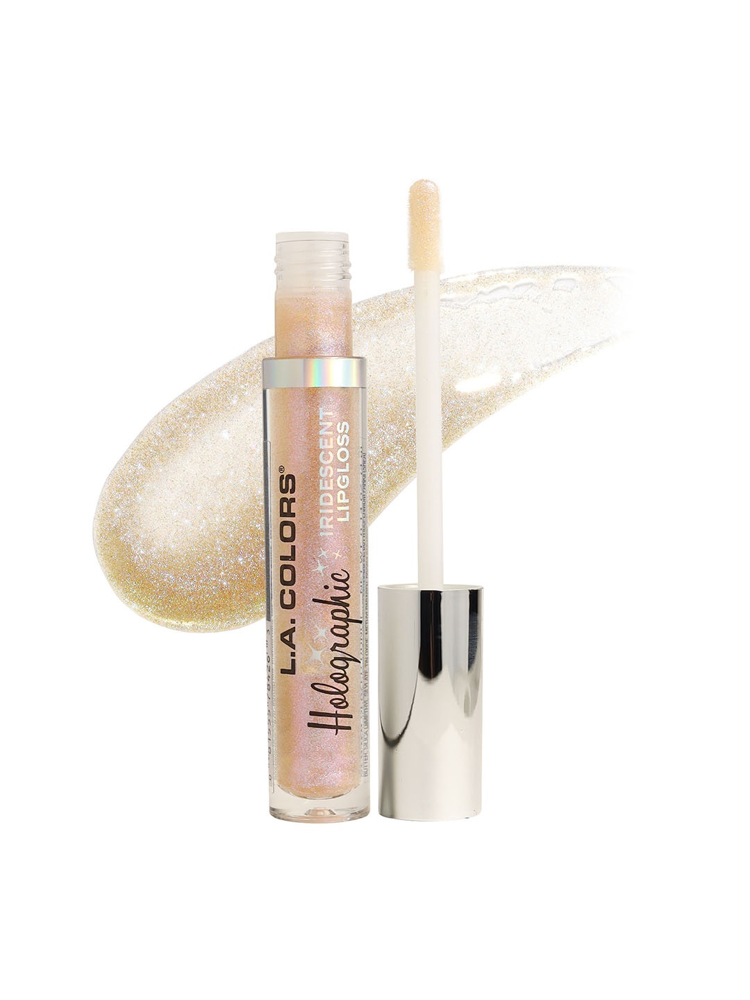 L.A colors Holographic Iridescent Lip Gloss with Vitamin E & Shea Butter 4g - Glazed Donut, Peach
L.A colors Holographic Iridescent Lip Gloss with Vitamin E & Shea Butter 4g - Glazed Donut, Peach